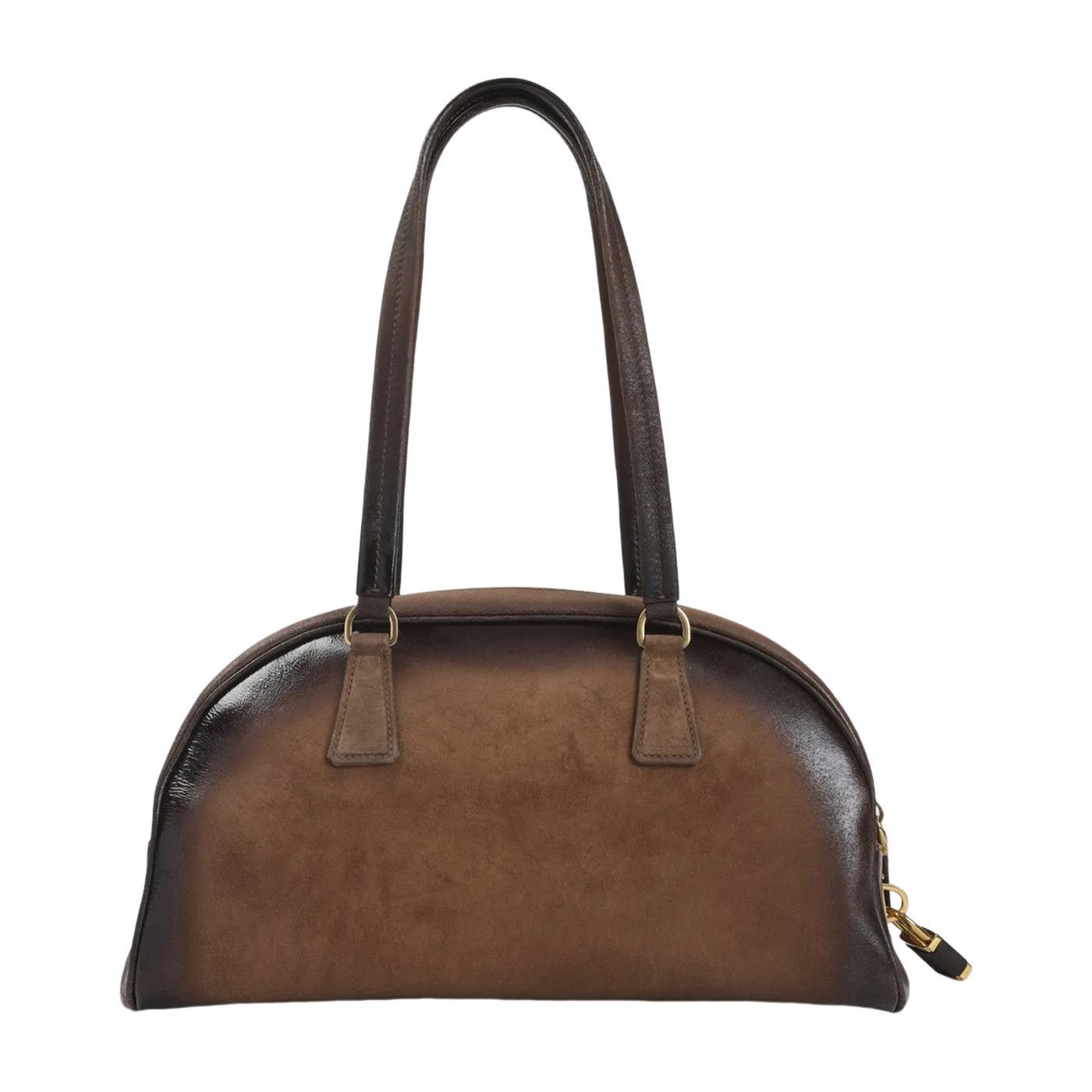 Prada PRADA Bowling Cocoa Brown Shoulder Bag New & Authentic Size ONE SIZE - 2 Thumbnail