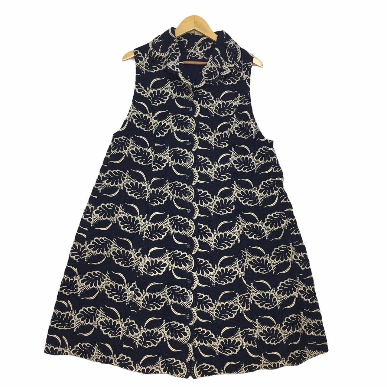 Vintage Vtg Button Up Dress Full Floral Streetwear Clothing Size M / US 6-8 / IT 42-44 - 1 Thumbnail