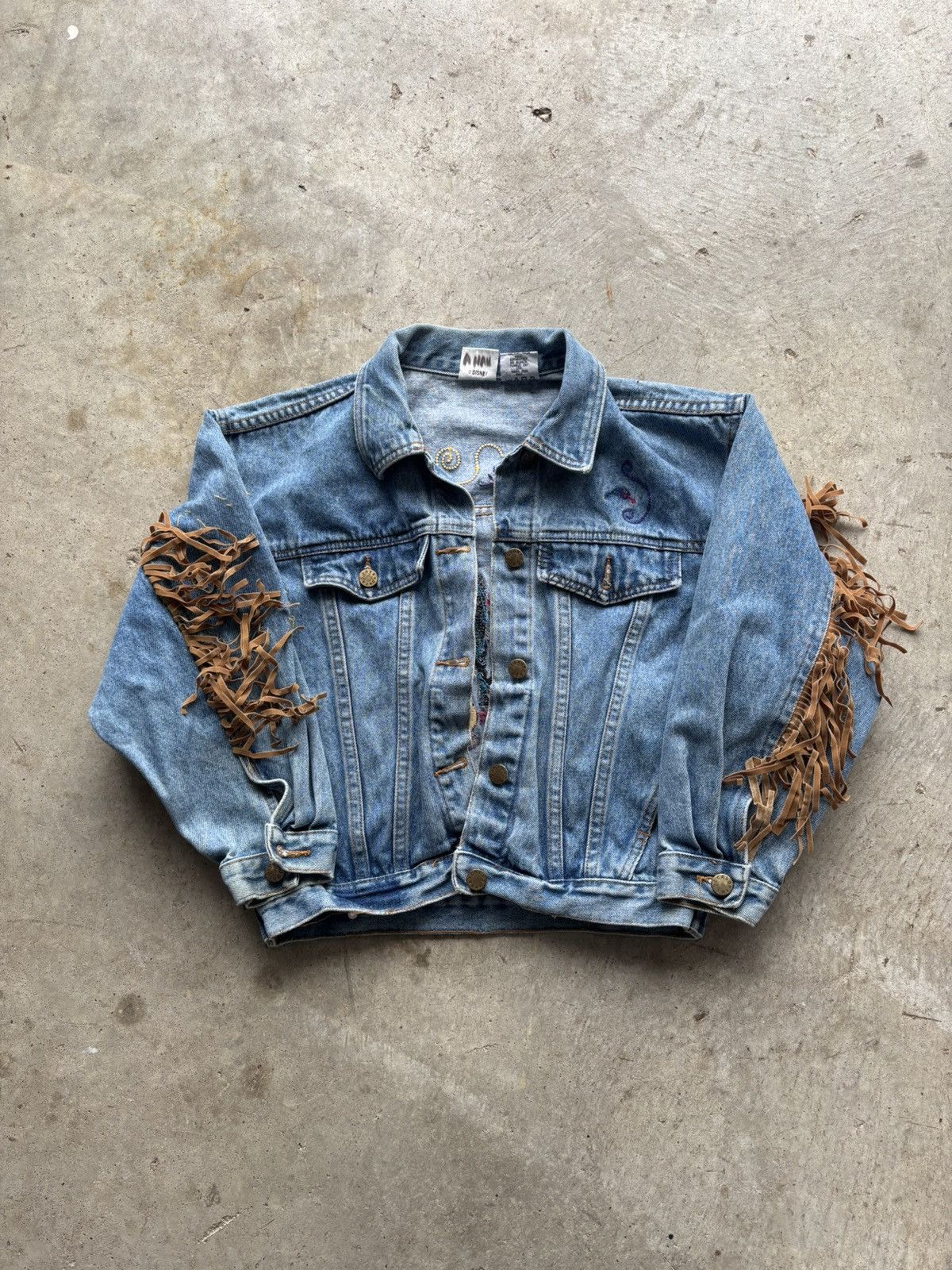 Disney Vintage Disney Denim Jacket Size US S / EU 44-46 / 1 - 1 Thumbnail