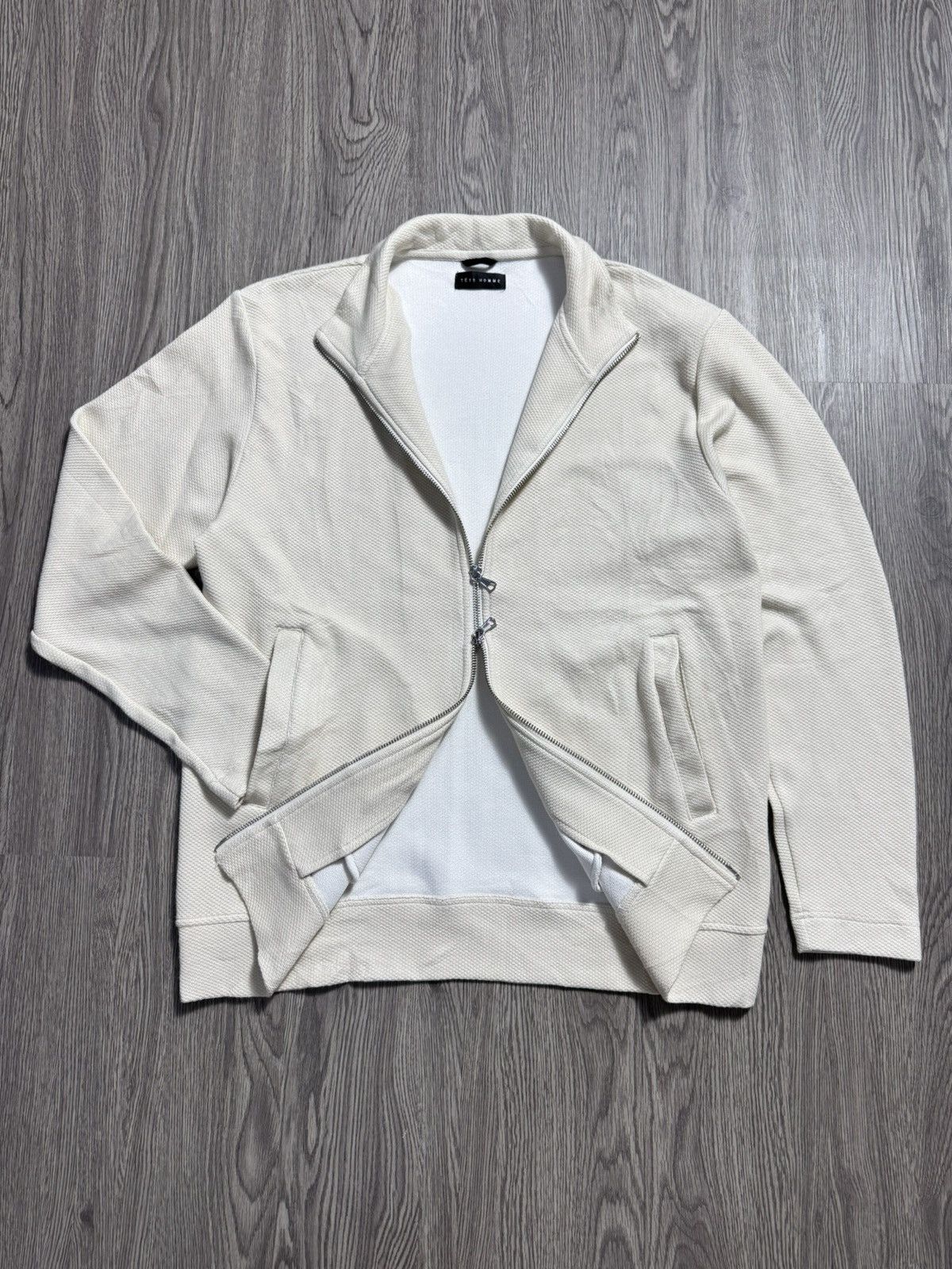 Japanese Brand Tete Homme DoubleZipper Jacket Size US L / EU 52-54 / 3 - 2 Thumbnail
