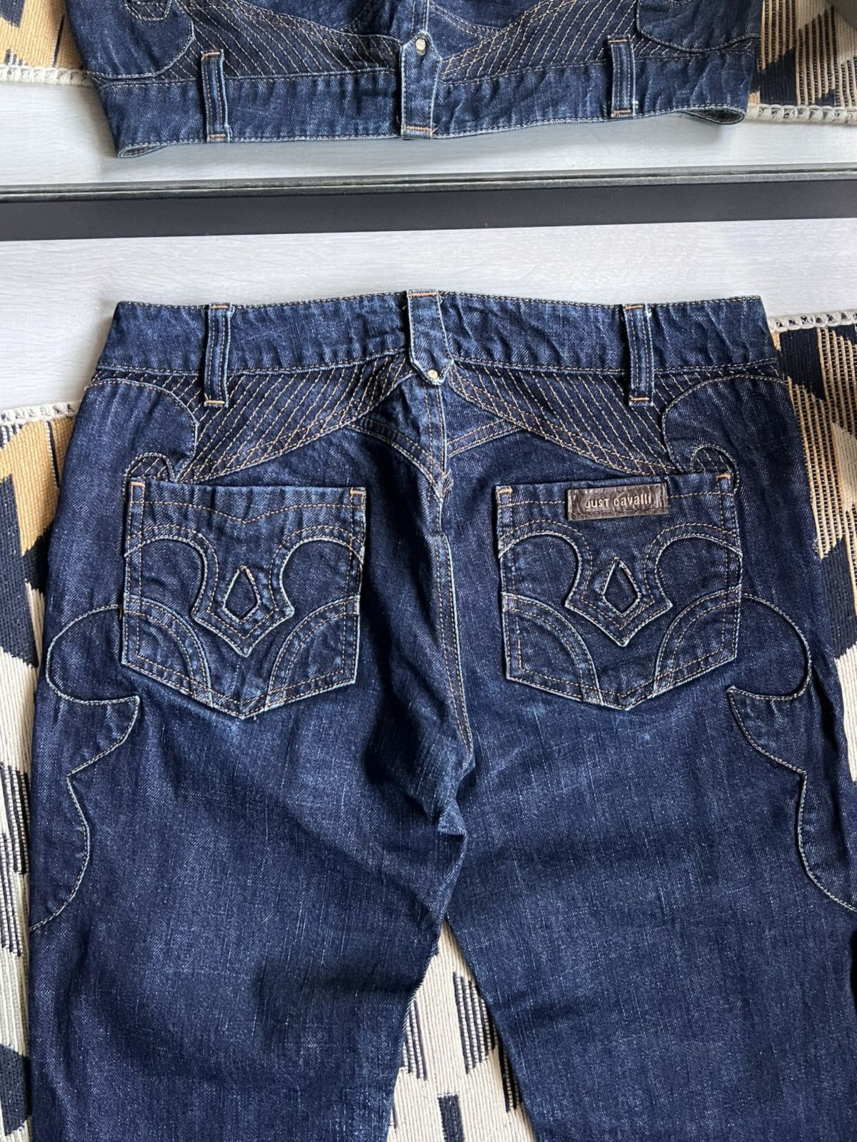 Just Cavalli Just Cavalli Vintage Logo Y2k Jeans Size 30" / US 8 / IT 44 - 6 Thumbnail