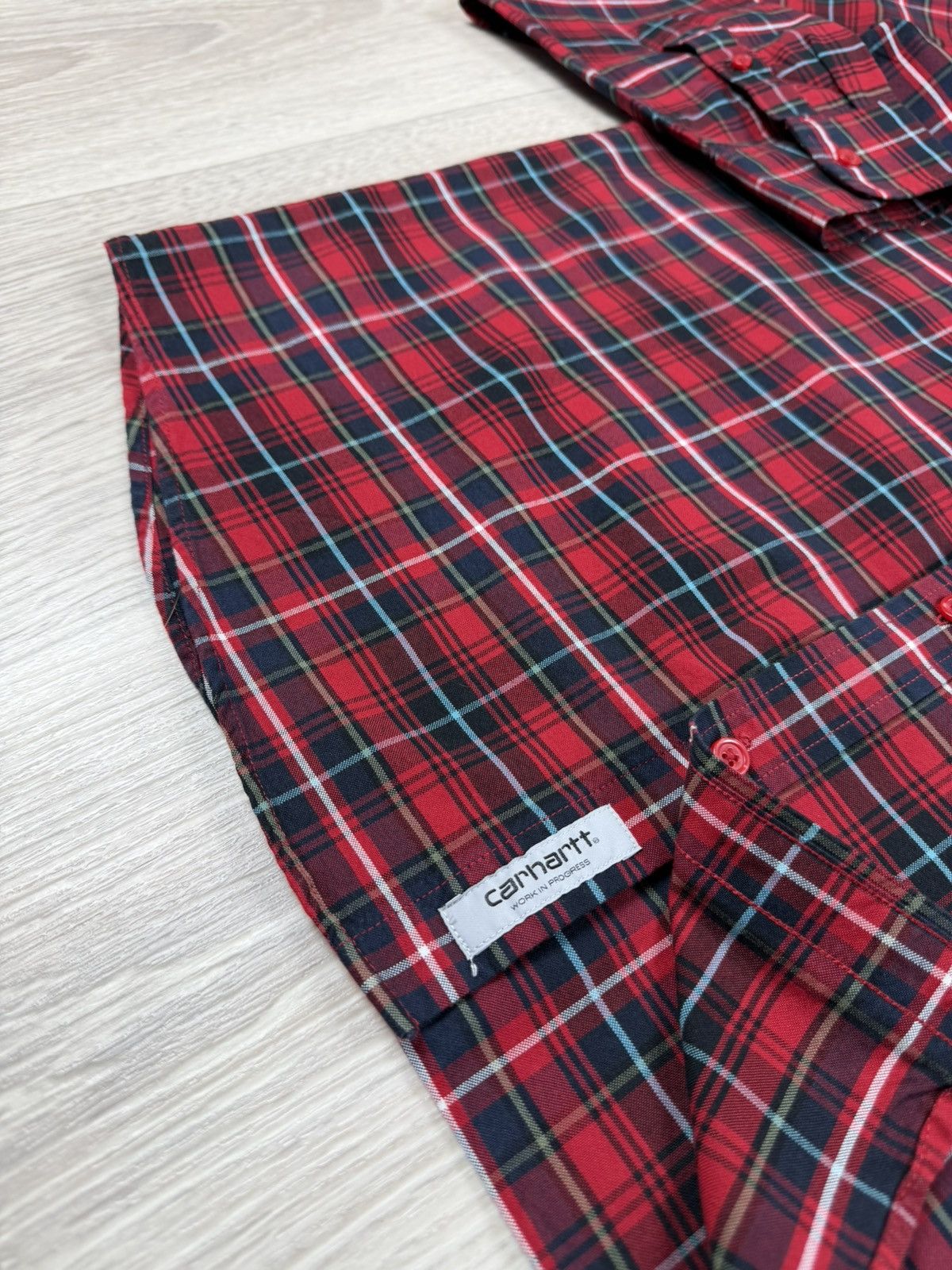Carhartt Carhartt WIP Patton Red Shirt Size M Size US M / EU 48-50 / 2 - 6 Thumbnail