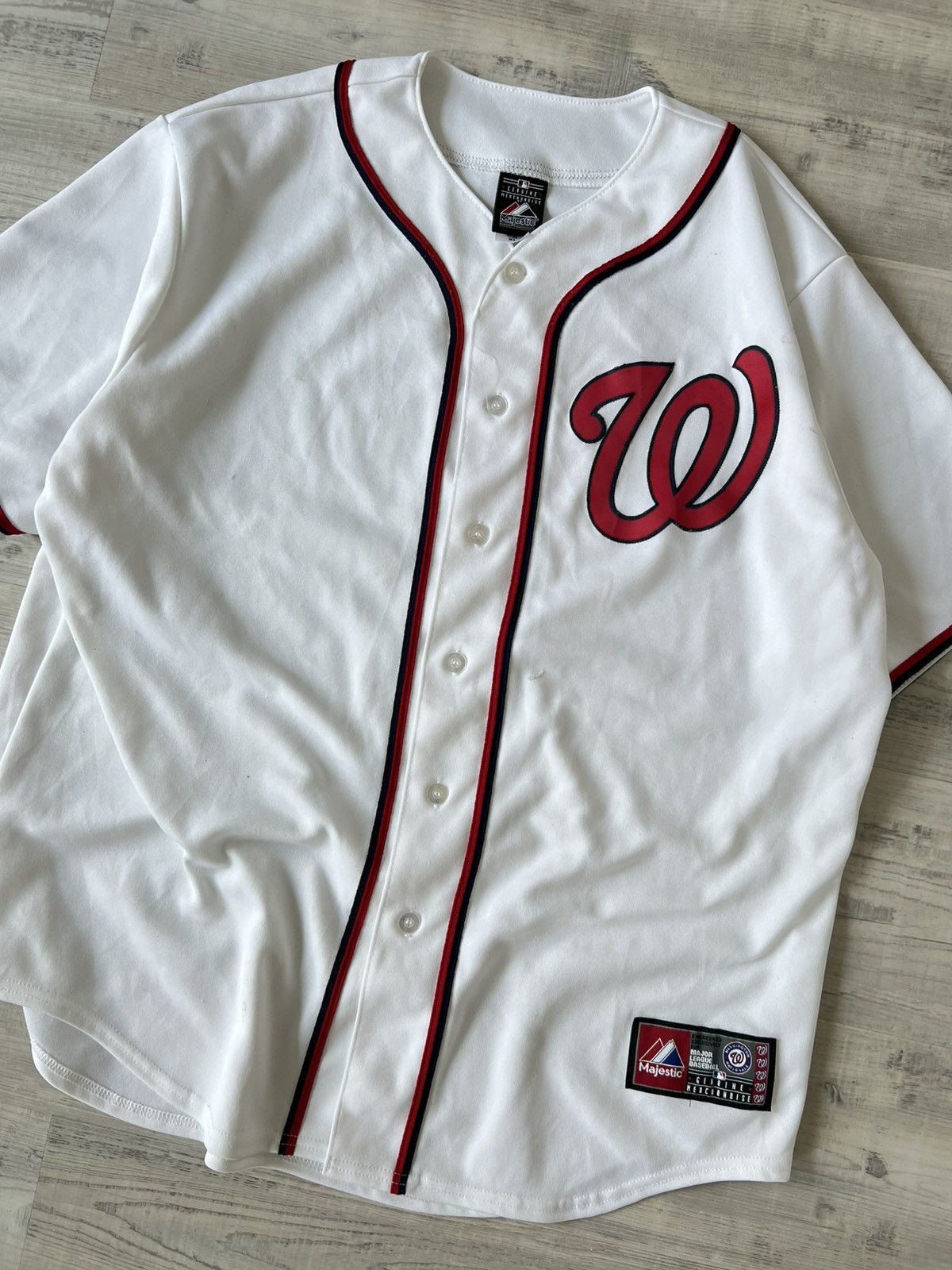 Vintage Vintage MLB Washington Nationals Baseball Jersey Size US XL / EU 56 / 4 - 1 Thumbnail