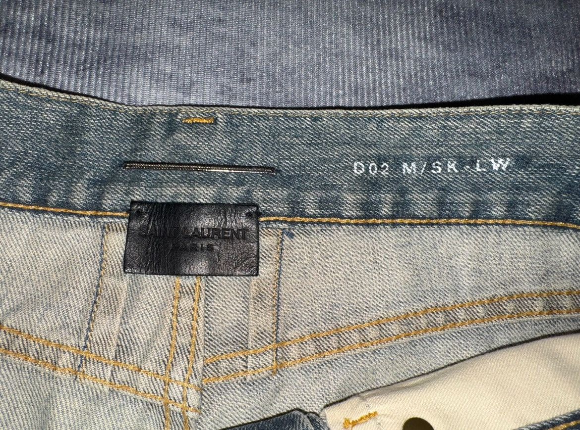 Hedi Slimane × Saint Laurent Paris 13FW D02 Little Crash Jeans sz31 & 28 Size US 31 - 8 Thumbnail