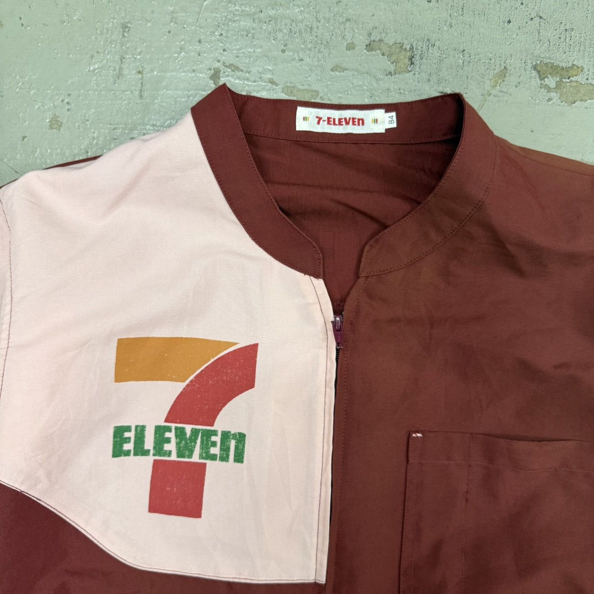 Japanese Brand Vintage 90s 7 Eleven Workers Zipper Uniform Size US L / EU 52-54 / 3 - 4 Thumbnail