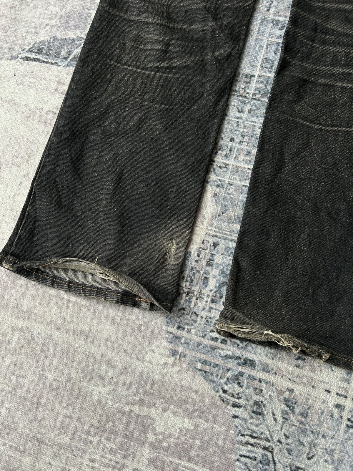 If Six Was Nine Flared Tornado Mart Styles Black Denim Size US 28 / EU 44 - 15 Thumbnail
