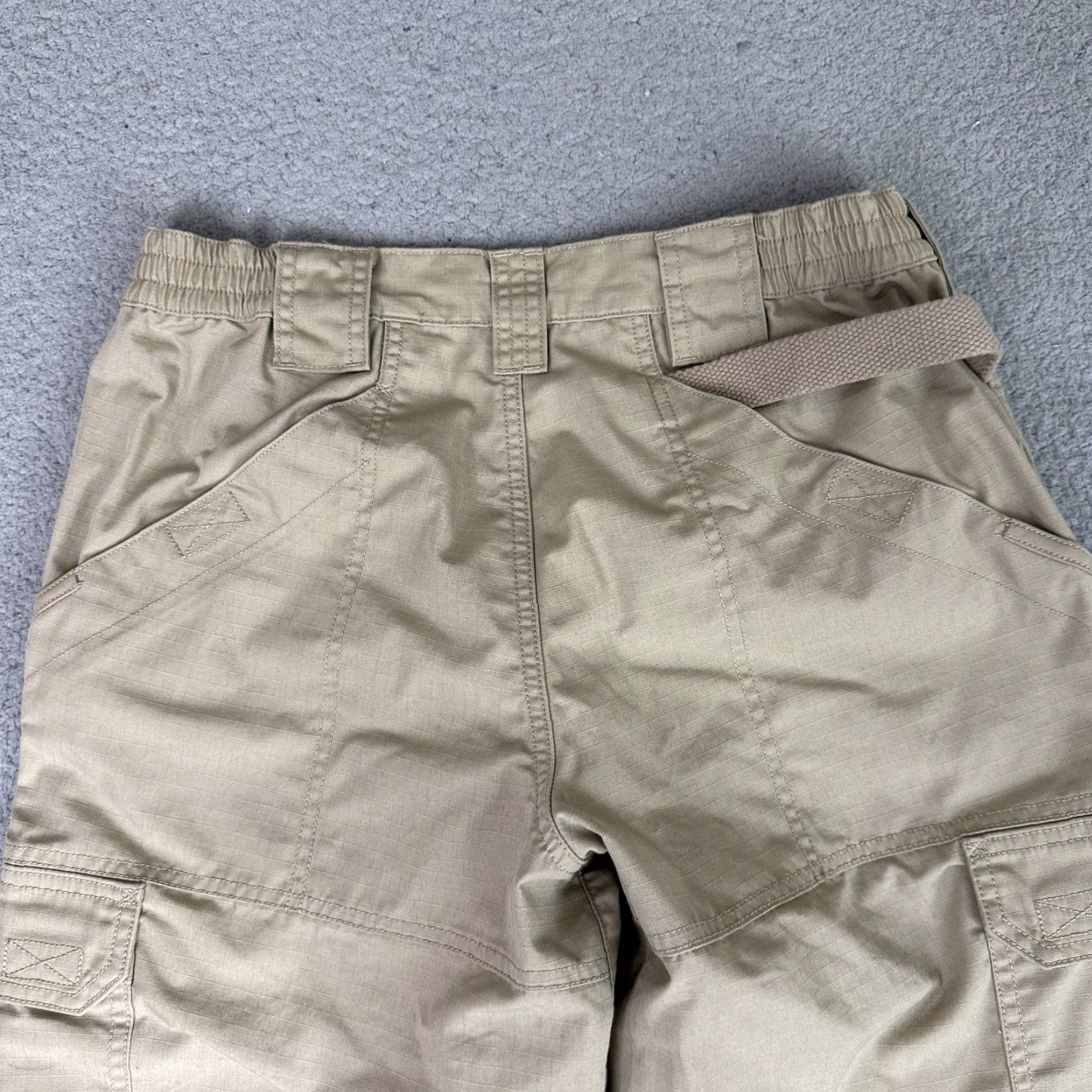 Vintage VINTAGE 5.11 Tactical Pro Pants Womens 6 Regular Khaki Ripstock Cargo Utility Distressed Size 28" / US 6 / IT 42 - 7 Thumbnail