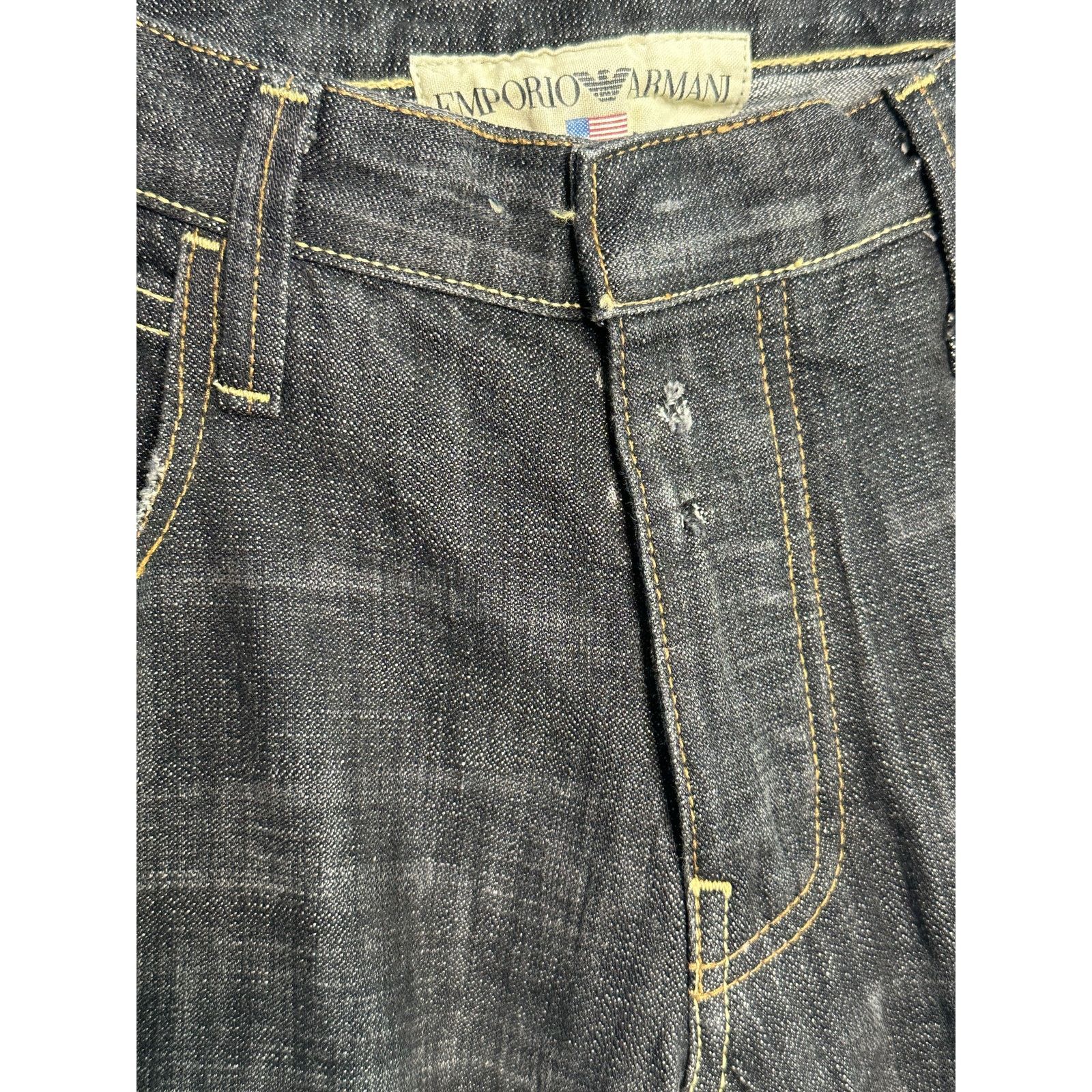 Emporio Armani Emporio Armani Johnny Slim Fit Black Jeans size 31 Size US 31 - 7 Thumbnail