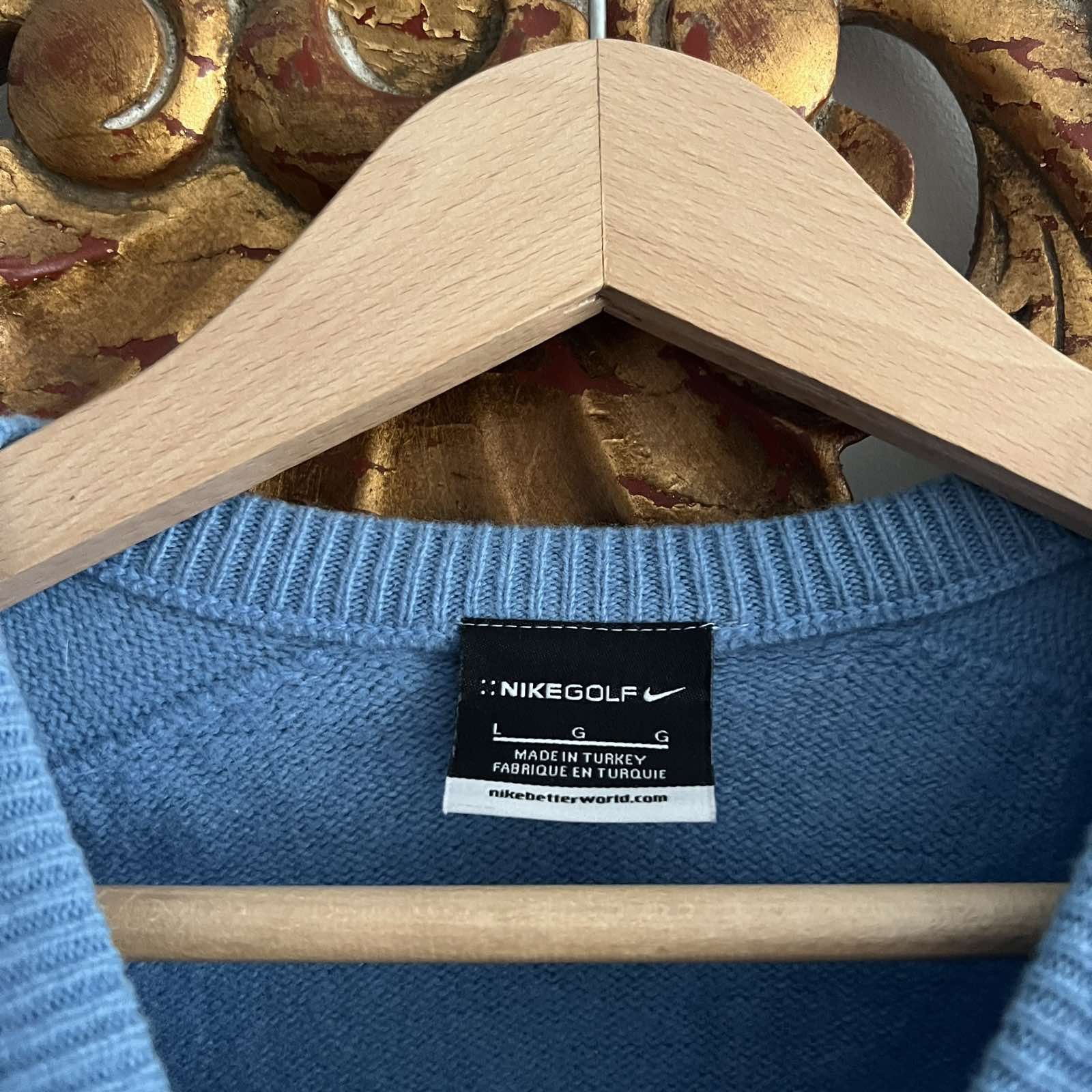 Nike Vintage Nike Golf Wool Sweater Sz L Size US L / EU 52-54 / 3 - 4 Thumbnail