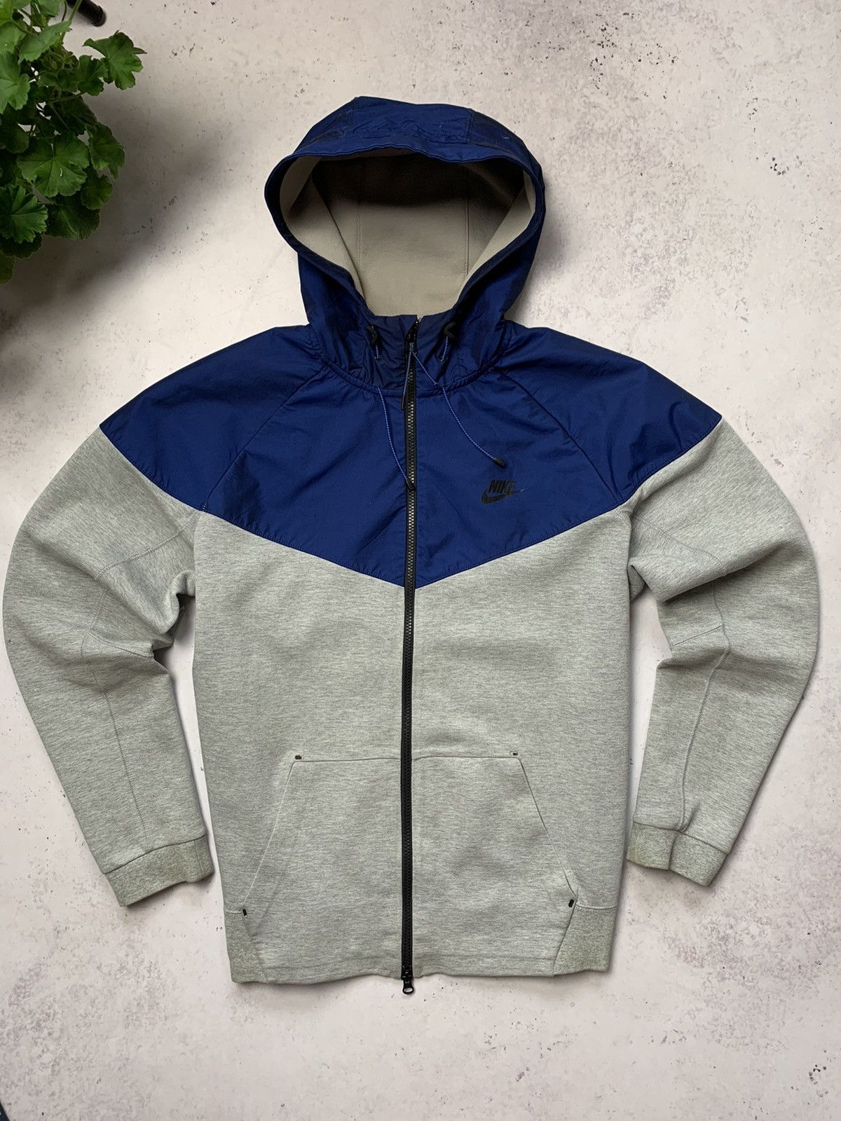 Nike Tech Fleece Nylon Metal Zip-up Jacket Drill Sportswear