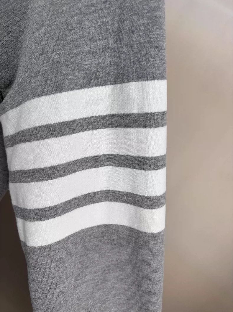 Thom Browne Thom Browne Gray zip hoodie Size US XXL / EU 58 / 5 - 4 Thumbnail