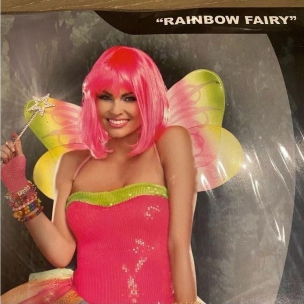 Designer Sparkling Fairy Costume with Wings Size ONE SIZE - 8 Thumbnail