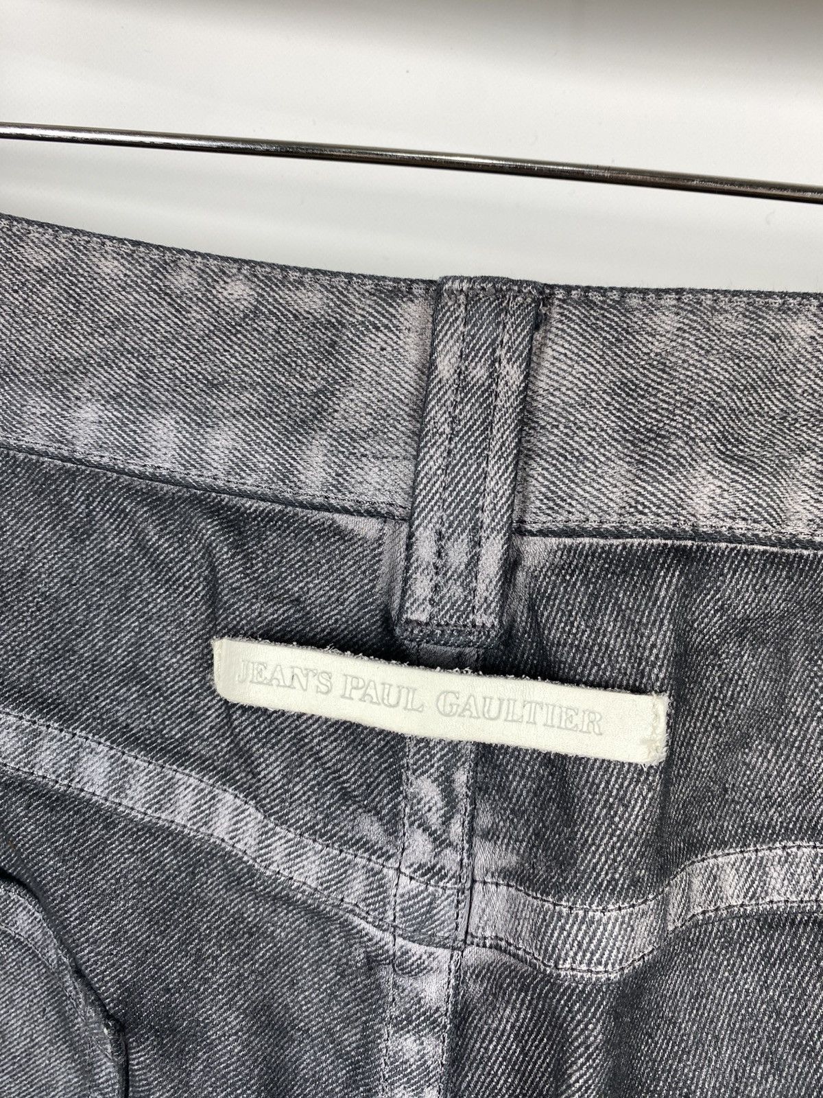 Jean Paul Gaultier Jean’s Paul Gaultier Frozen Dye Waxed Denim Jean Men size 29 Size US 29 - 9 Thumbnail