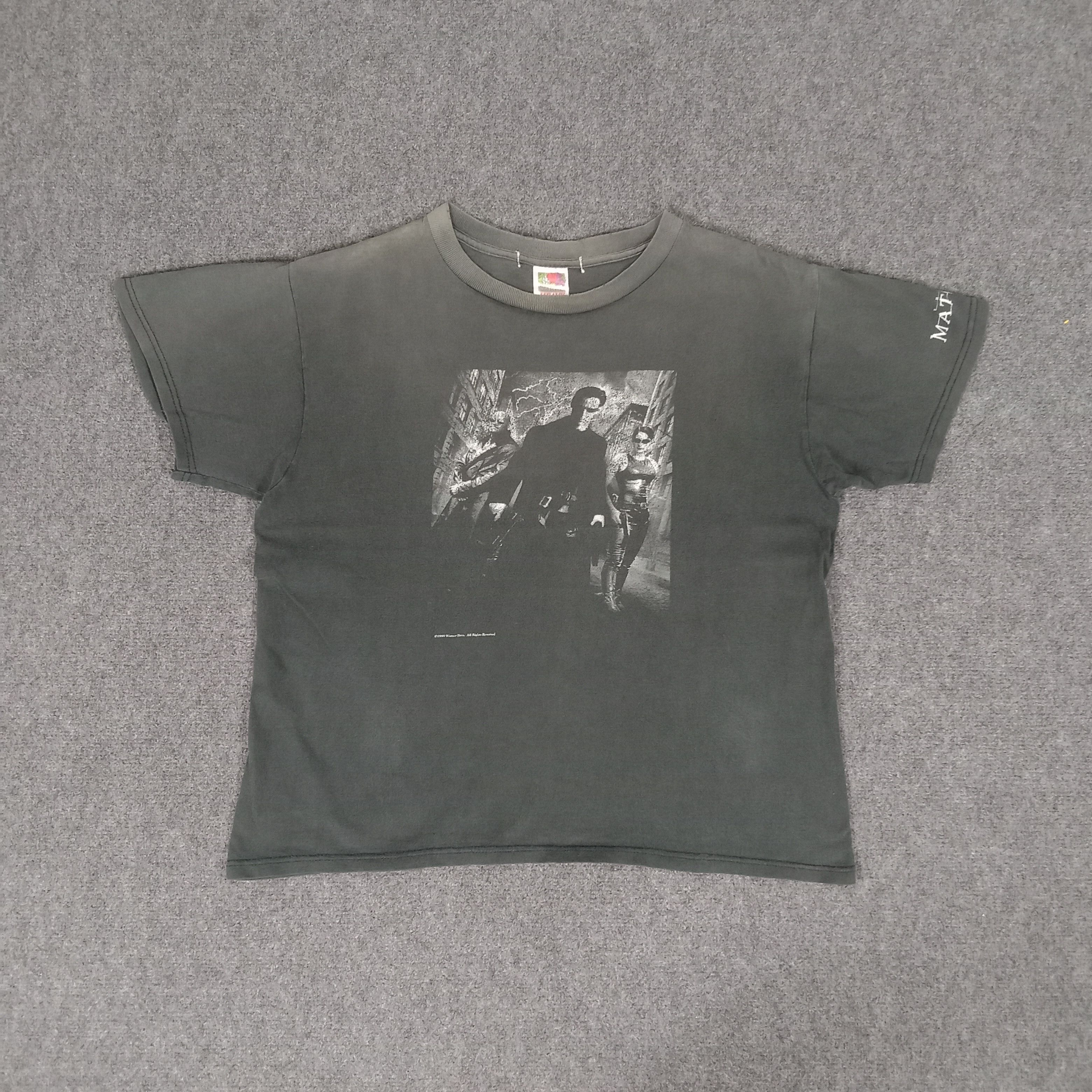 Vintage The Matrix American Cyberpunk MovieTshirt Size US L / EU 52-54 / 3 - 1 Thumbnail