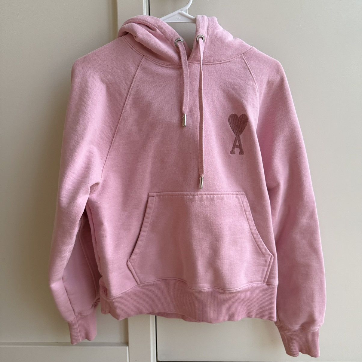 AMI Ami de Couer Pink Hoodie Size XS / US 0-2 / IT 36-38 - 1 Thumbnail