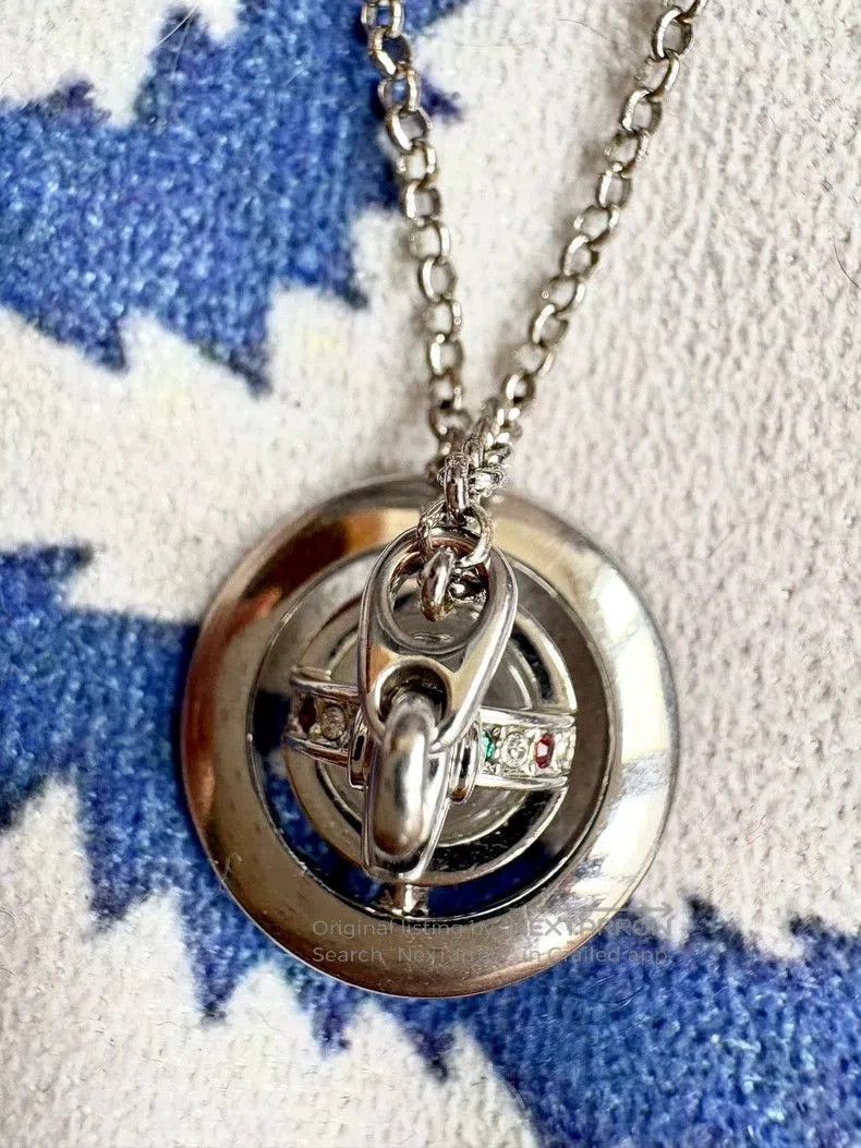 Vivienne Westwood Vivienne Westwood Silver Medium Orb Necklace. Size ONE SIZE - 4 Thumbnail