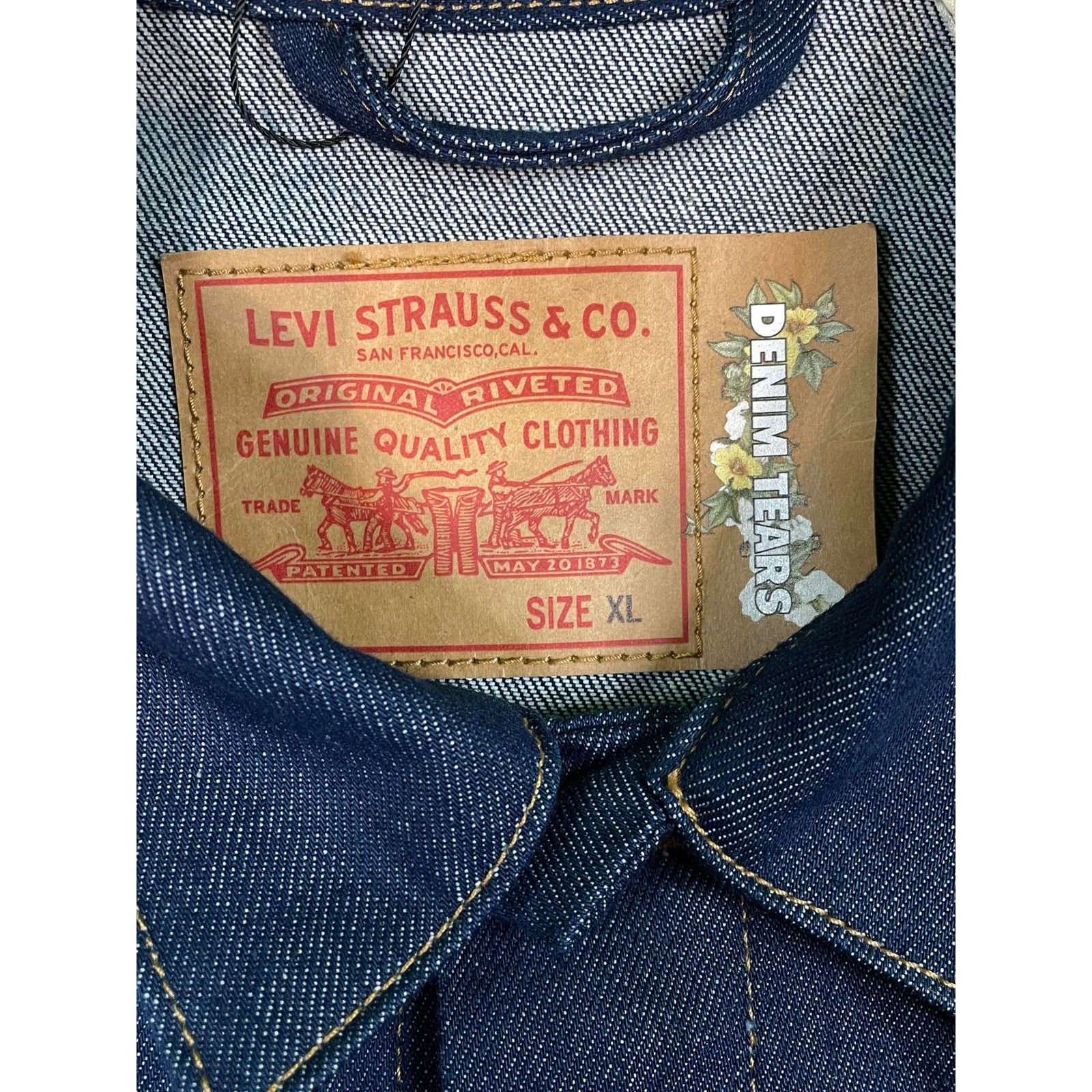 DENIM TEARS Denim Tears Salvage Jean Jacket Size US XL / EU 56 / 4 - 2 Thumbnail