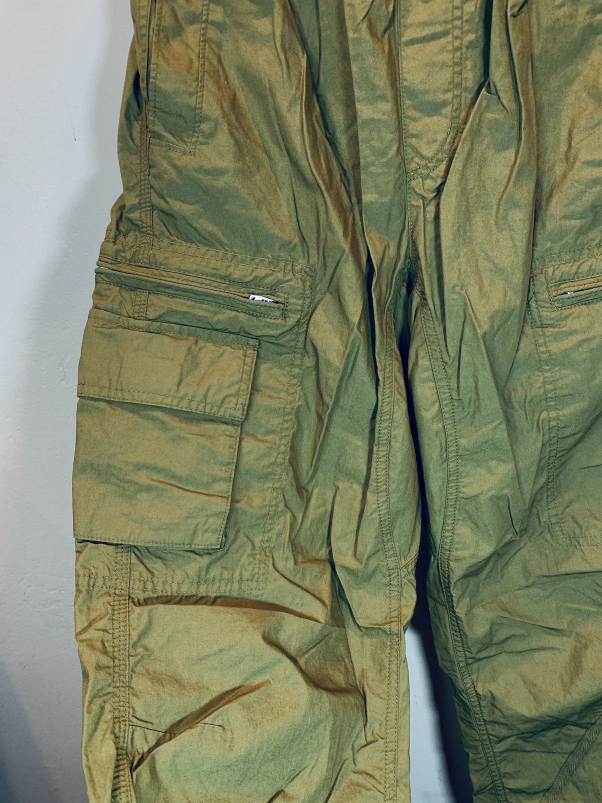 Designer × Standard Cloth *RARE* New Standard Cloth Flared Cargo Corded Baggy Pants Size US 30 / EU 46 - 3 Thumbnail