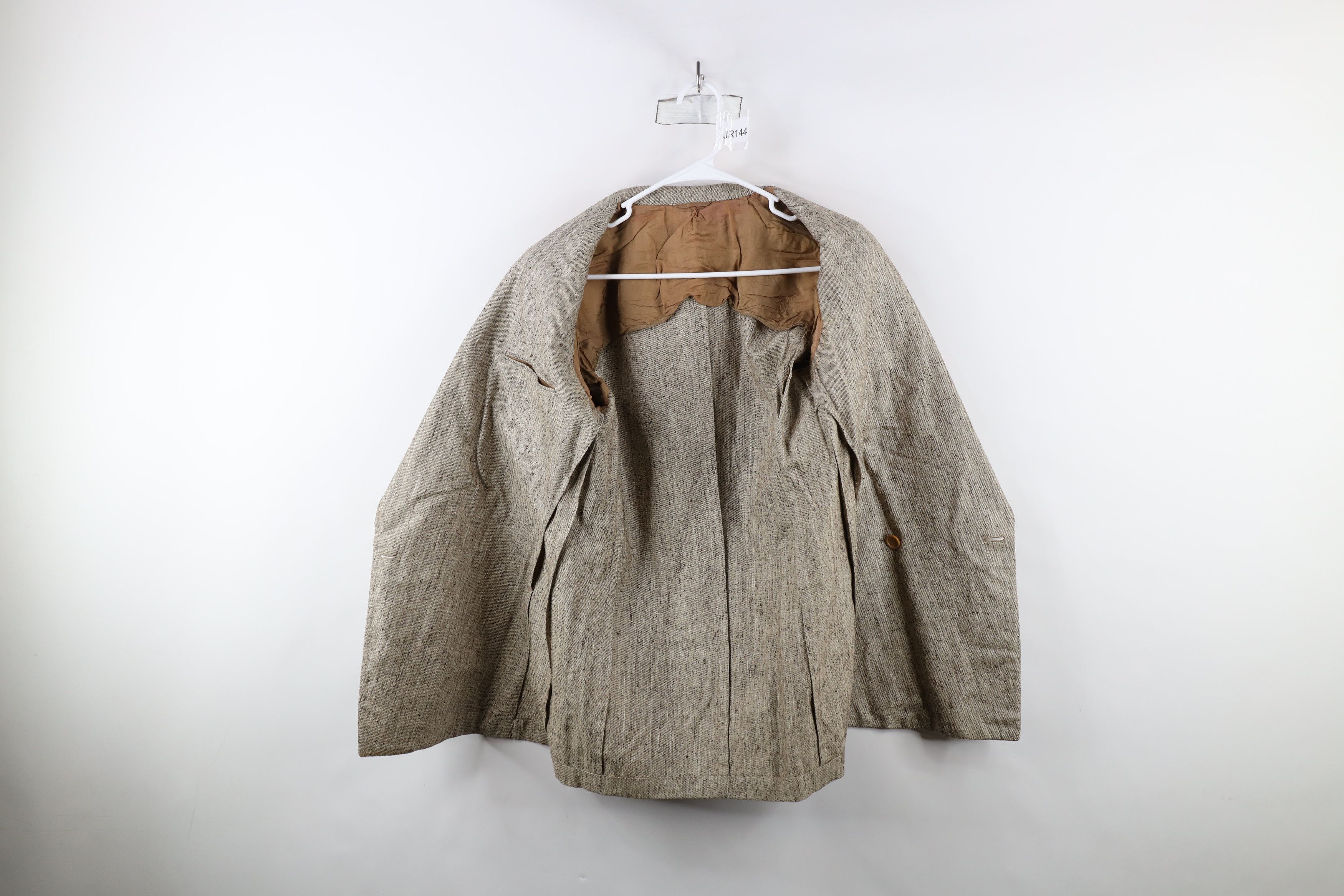 Vintage Vintage 60s 70s Rockabilly Wool Tweed Blazer Suit Jacket USA Size US L / EU 52-54 / 3 - 12 Thumbnail