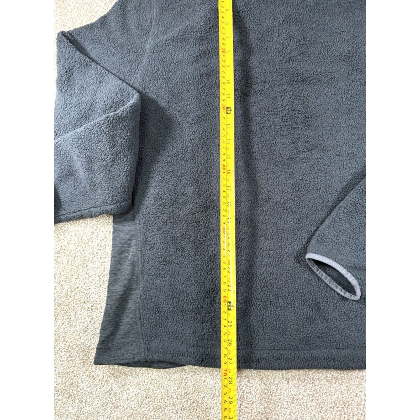 Vintage VINTAGE L.L. Bean Fleece Jacket Full Zip-UP Black Men Large Regular ZIP Front USA Theme Coat Mens Size US L / EU 52-54 / 3 - 5 Thumbnail