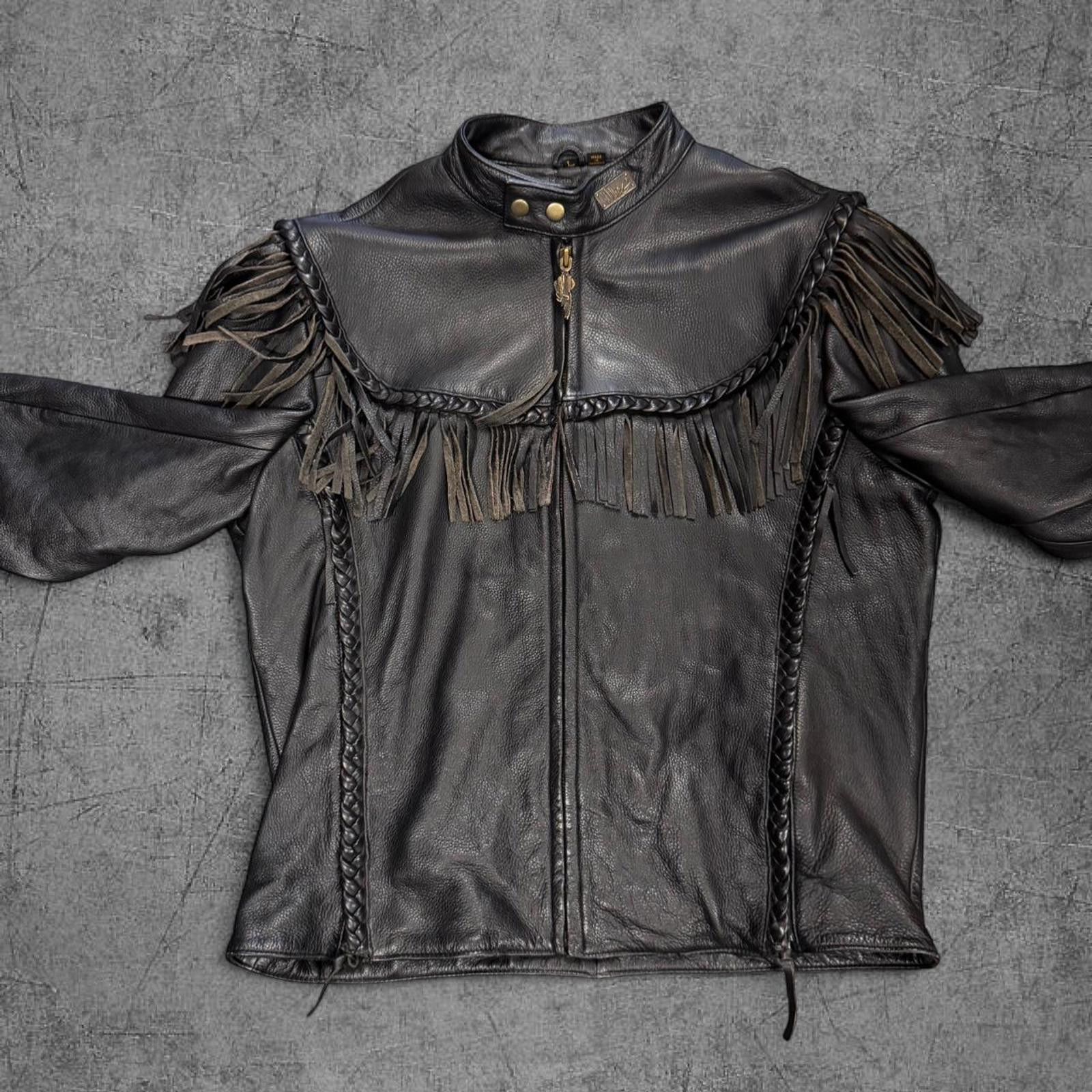Harley Davidson Vintage Harley Davidson Willie G Leather Biker Jacket Size US L / EU 52-54 / 3 - 4 Thumbnail