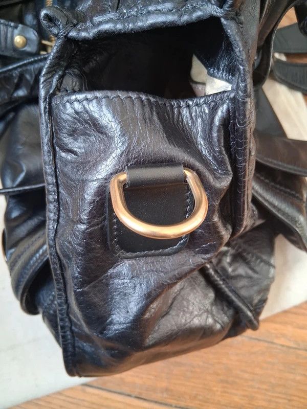 Chloe Chloé Bay Large Black Leather Bag Phoebe Philo Era Size ONE SIZE - 9 Thumbnail