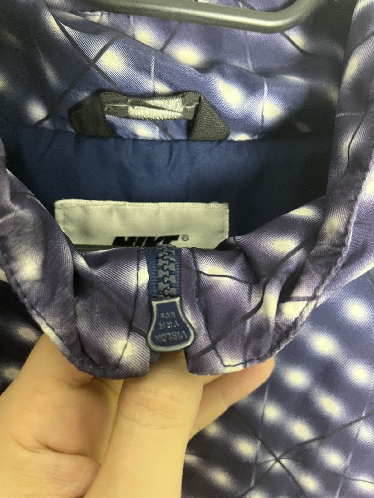 Nike Nike Vintage 90 Center Middle Swoosh Printed Graphic Jacket Size US L / EU 52-54 / 3 - 3 Thumbnail