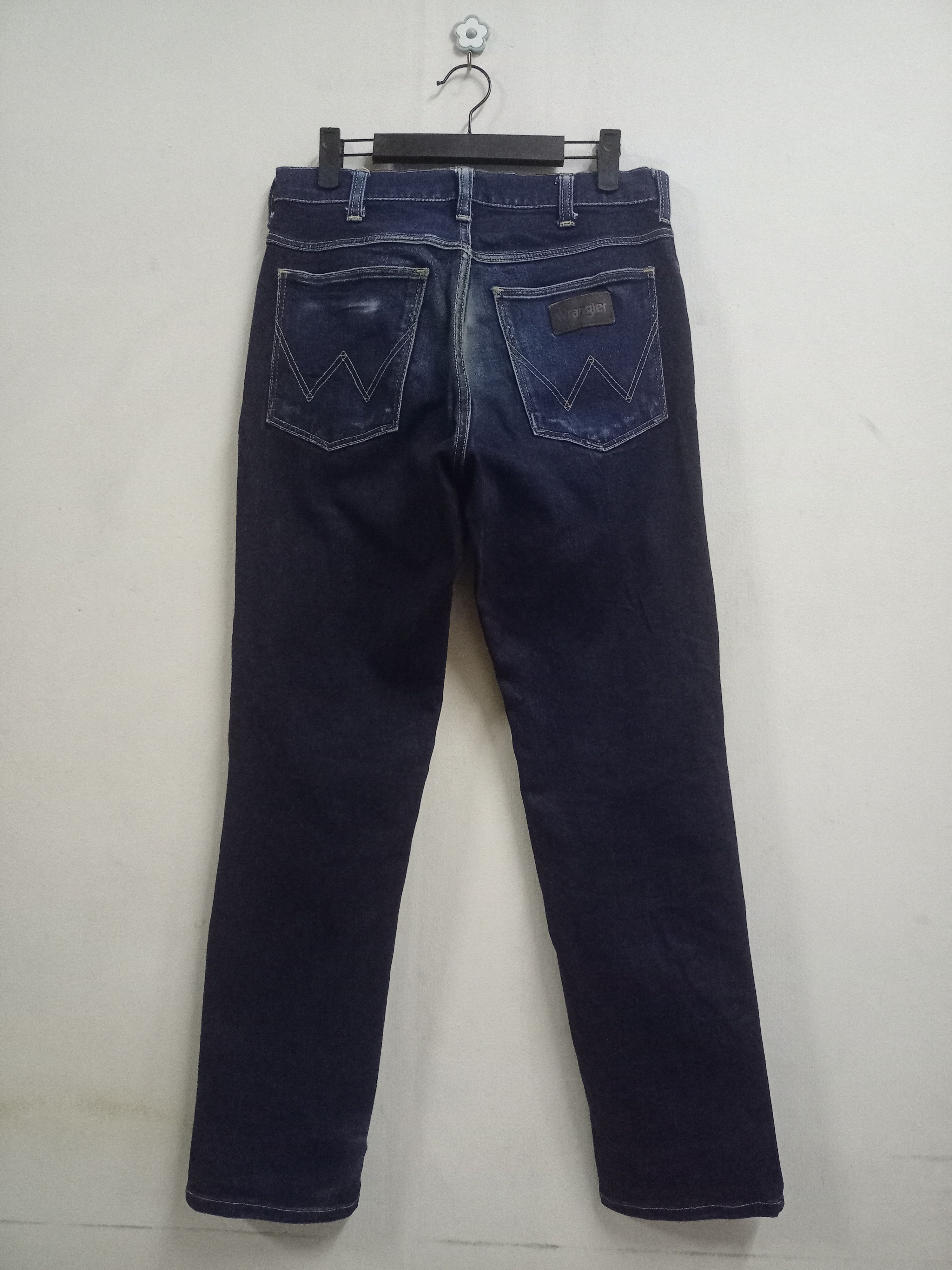 Wrangler Vintage Wrangler Blue Wash Raw Denim Tapered Style Jeans Size US 30 / EU 46 - 2 Thumbnail