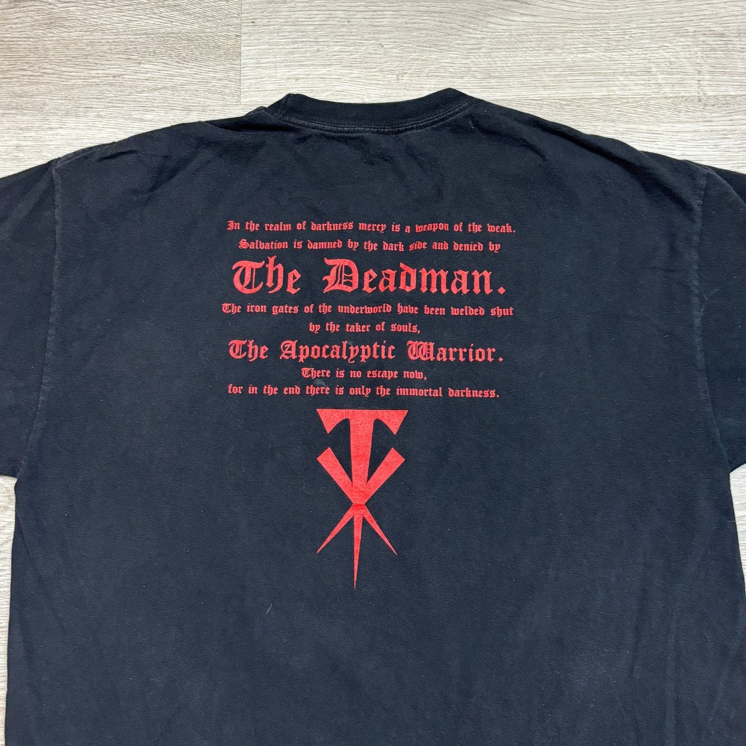 WWE WWE The Undertaker Apocalyptic Warrior T Shirt Men's XL Y2K Size US XL / EU 56 / 4 - 5 Thumbnail