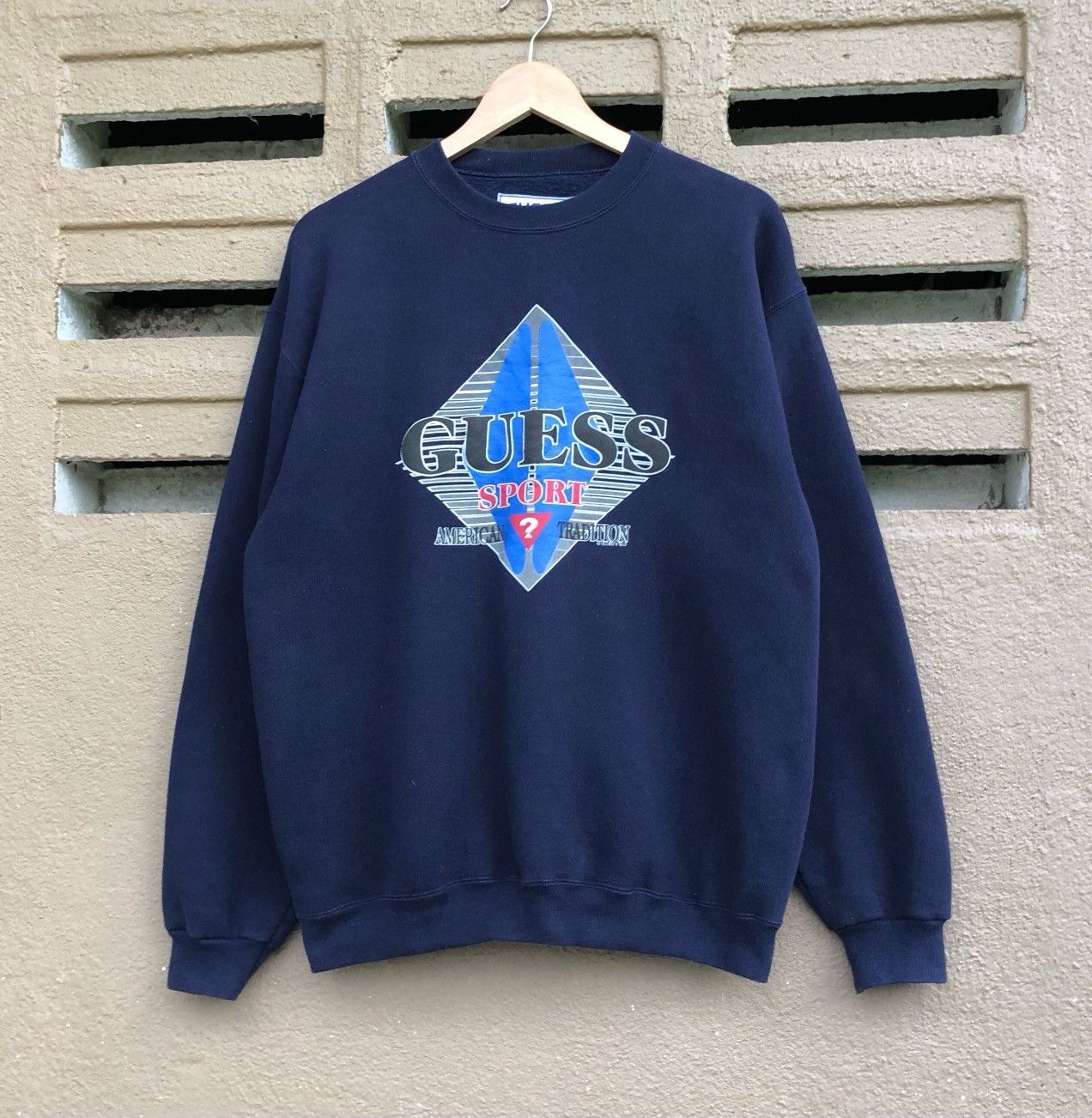 Georges Marciano Vintage Guess Sport Big Logo Sweatshirt Crewneck Made In USA Size US M / EU 48-50 / 2 - 6 Thumbnail