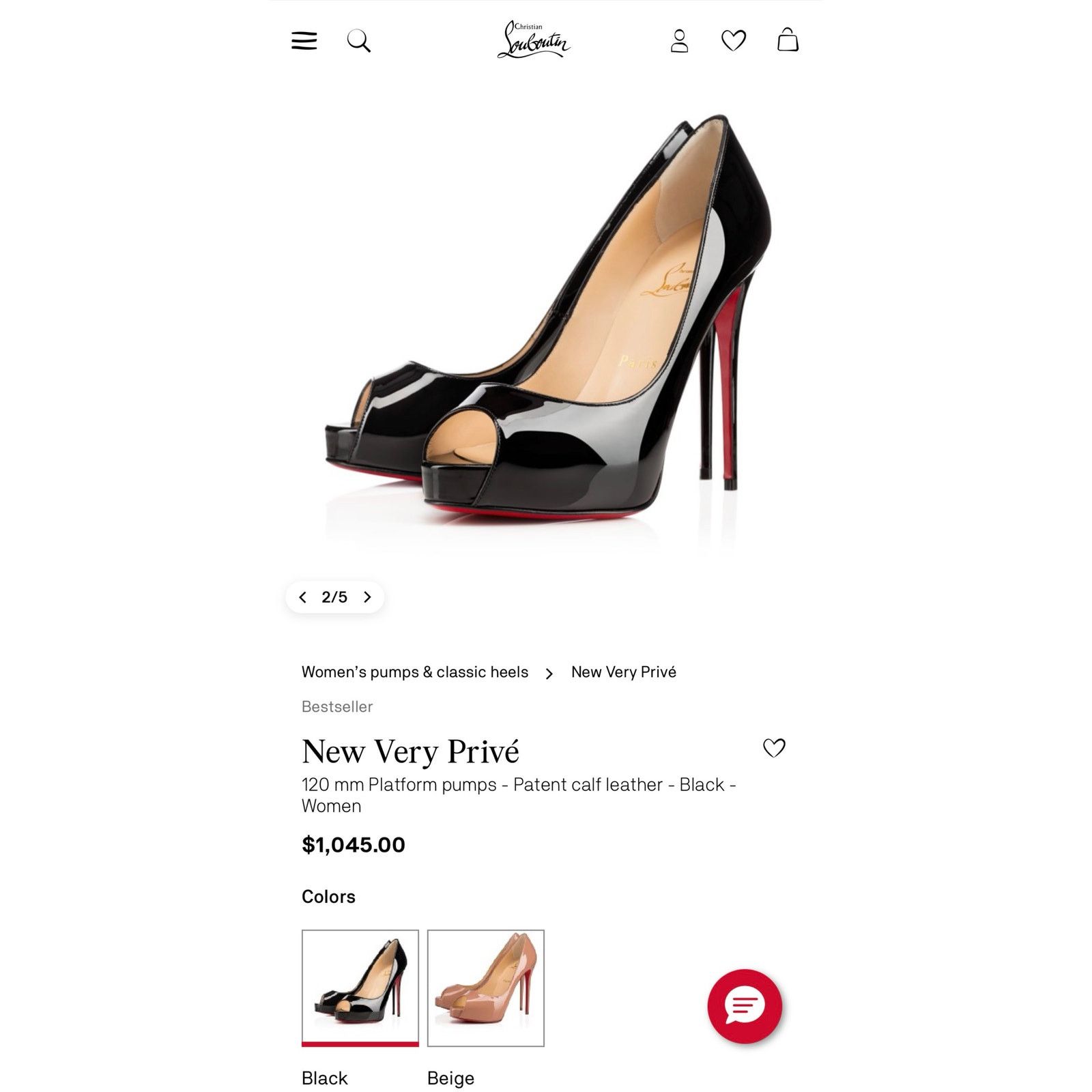 Christian Louboutin Christian Louboutin New Very Privé 120 mm Pumps sz. 35.5 eu Size US 5.5 / IT 35.5 - 11 Thumbnail