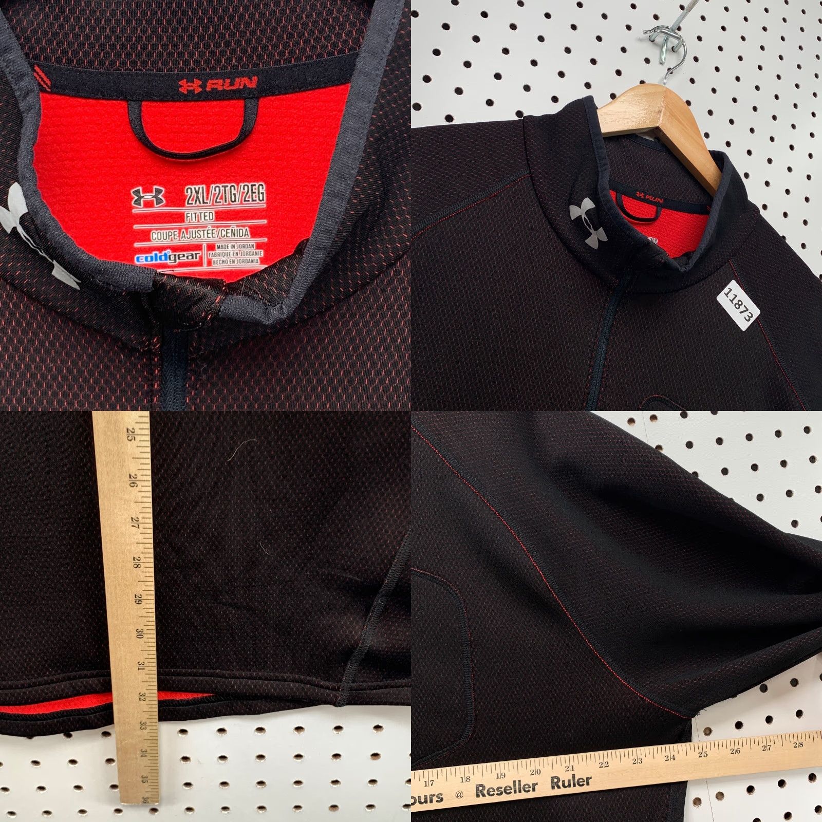 Under Armour Under Armour Run Sweater Shirt Mens Size Medium Black 1/4 Zip Pullover 90s Running Gear Mens Size US M / EU 48-50 / 2 - 8 Thumbnail