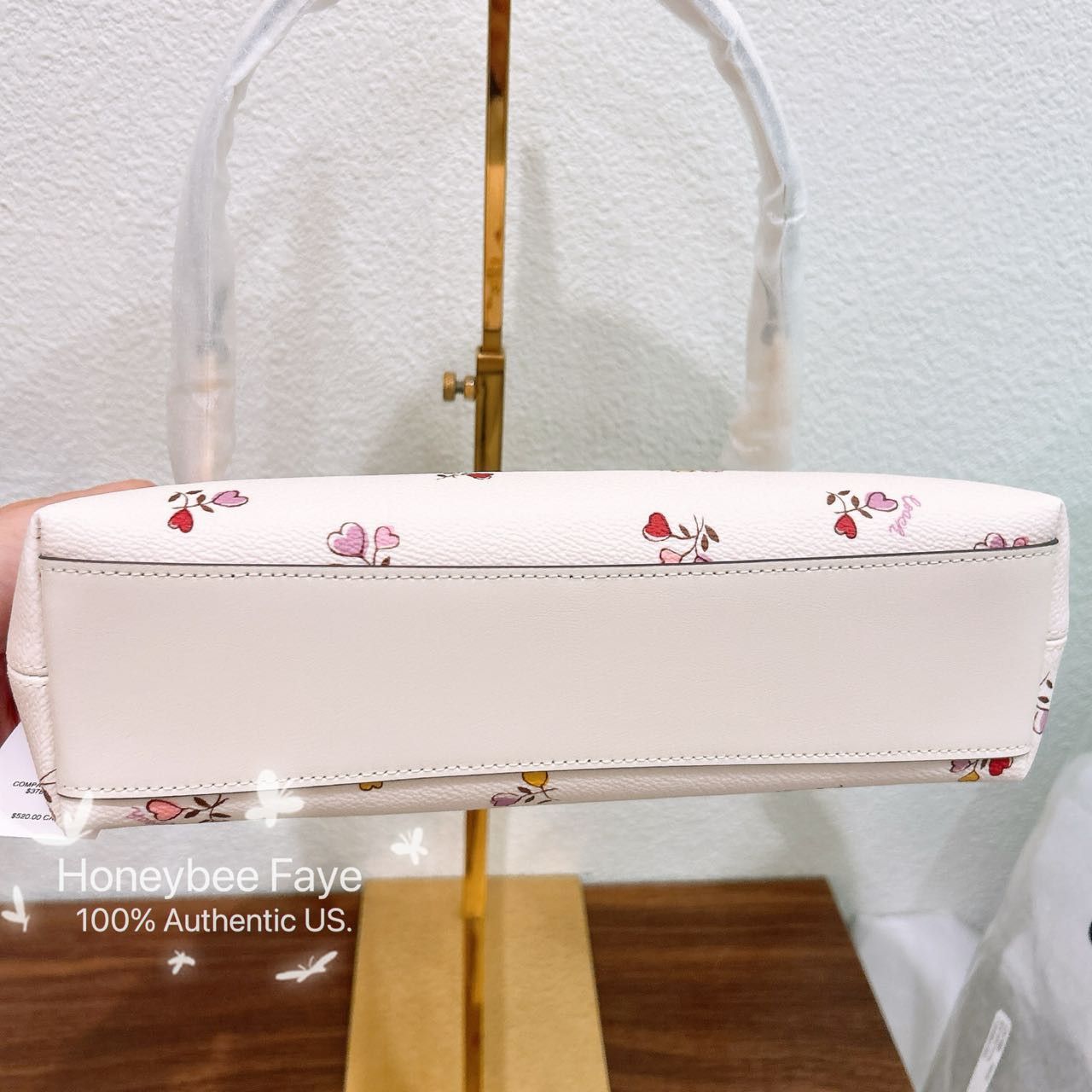 Coach NWT Coach Charlotte Shoulder Bag With Heart Print CX581 Size ONE SIZE - 4 Thumbnail