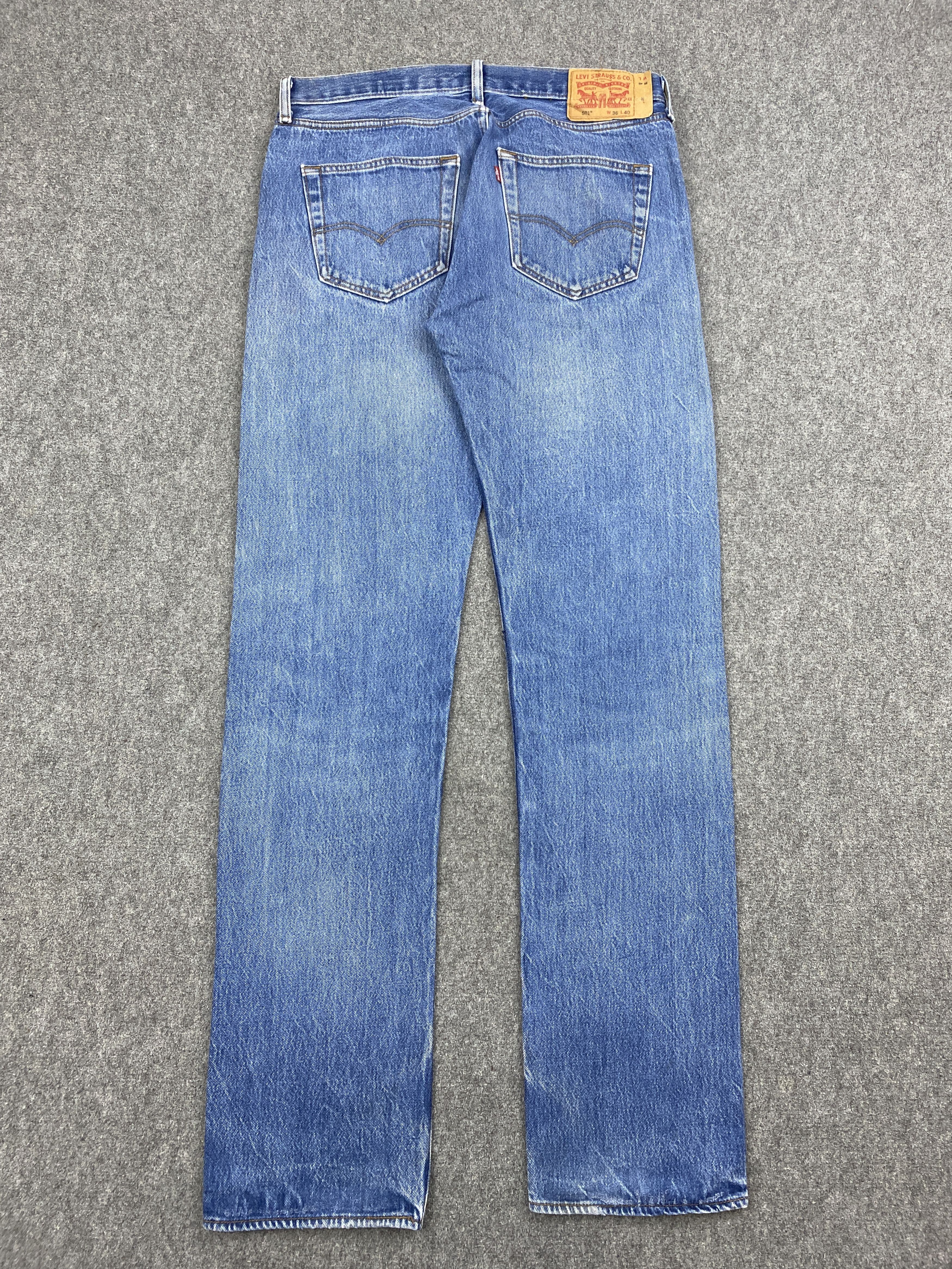 Levi's × Vintage Vintage Y2K Levis 501 Blue Denim Jeans DP2805 Size US 36 / EU 52 - 3 Thumbnail