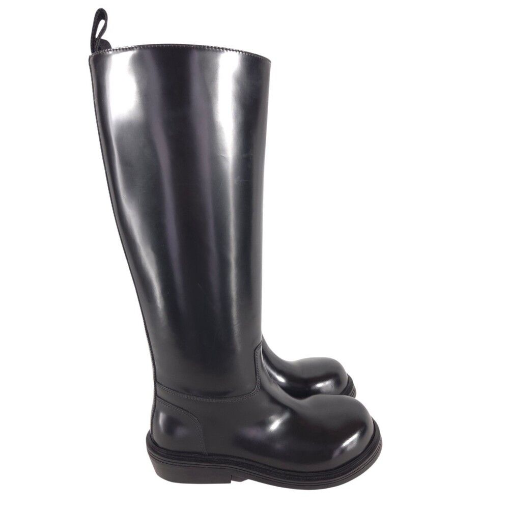 Bottega Veneta Bottega Veneta Lug Leather Knee High Boots US 9 EU 39 Women Size US 9 / IT 39 - 4 Thumbnail