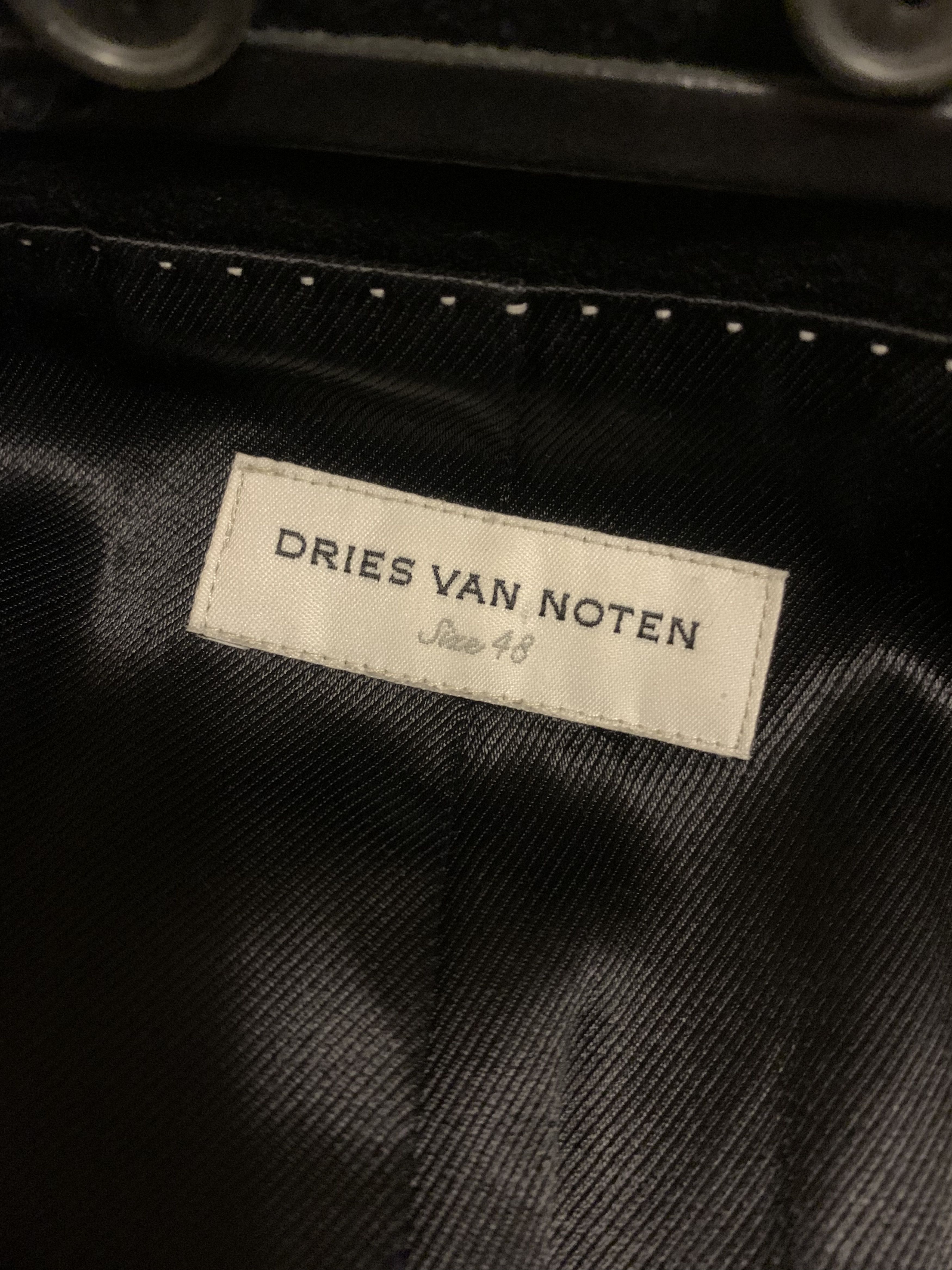 Dries Van Noten Runway Rabbit Fur Collar Coat Size US M / EU 48-50 / 2 - 10 Thumbnail