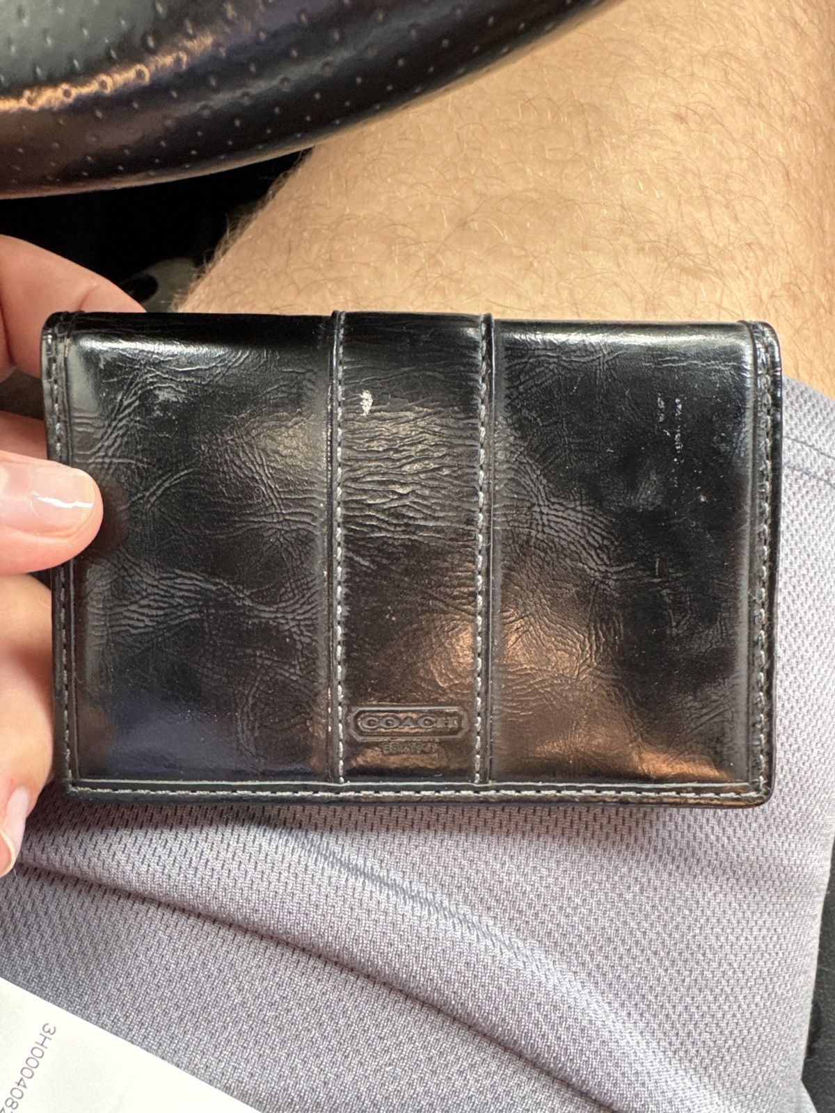 Coach Coach All black wallet Leather Size ONE SIZE - 6 Thumbnail