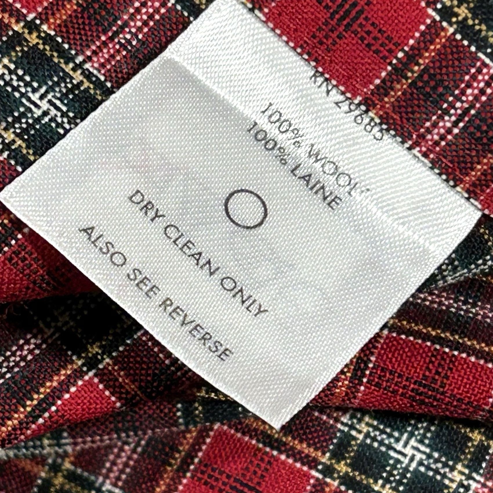 Pendleton VINTAGE Pendleton Button-Up Shirt Plaid Red Wool Long Sleeve- Men Large Size US L / EU 52-54 / 3 - 5 Thumbnail