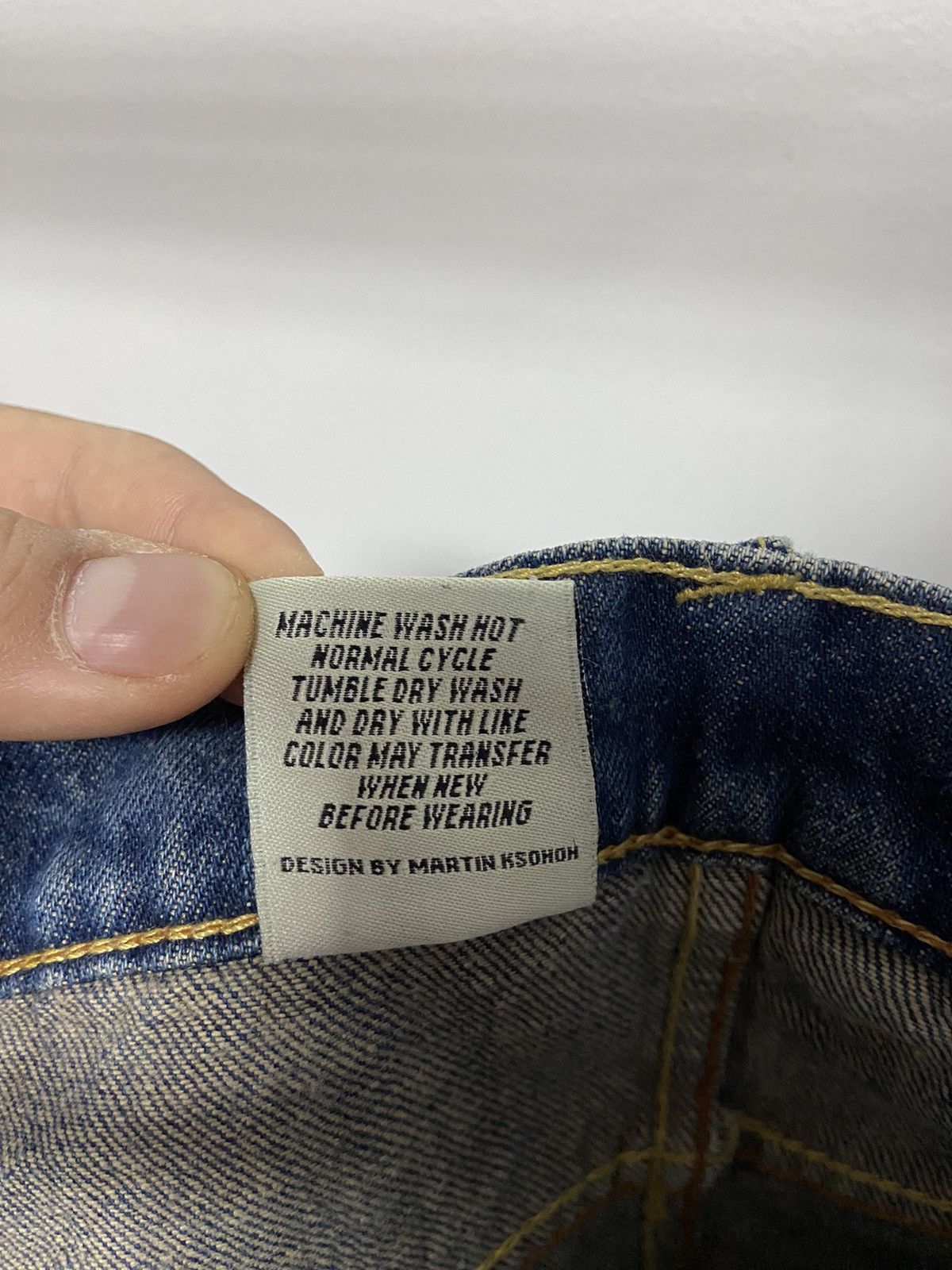 RMC Jeans × Vintage Rmc Vintage jeans Pants pocket logo Y2K Selvedge Size US 34 / EU 50 - 7 Thumbnail