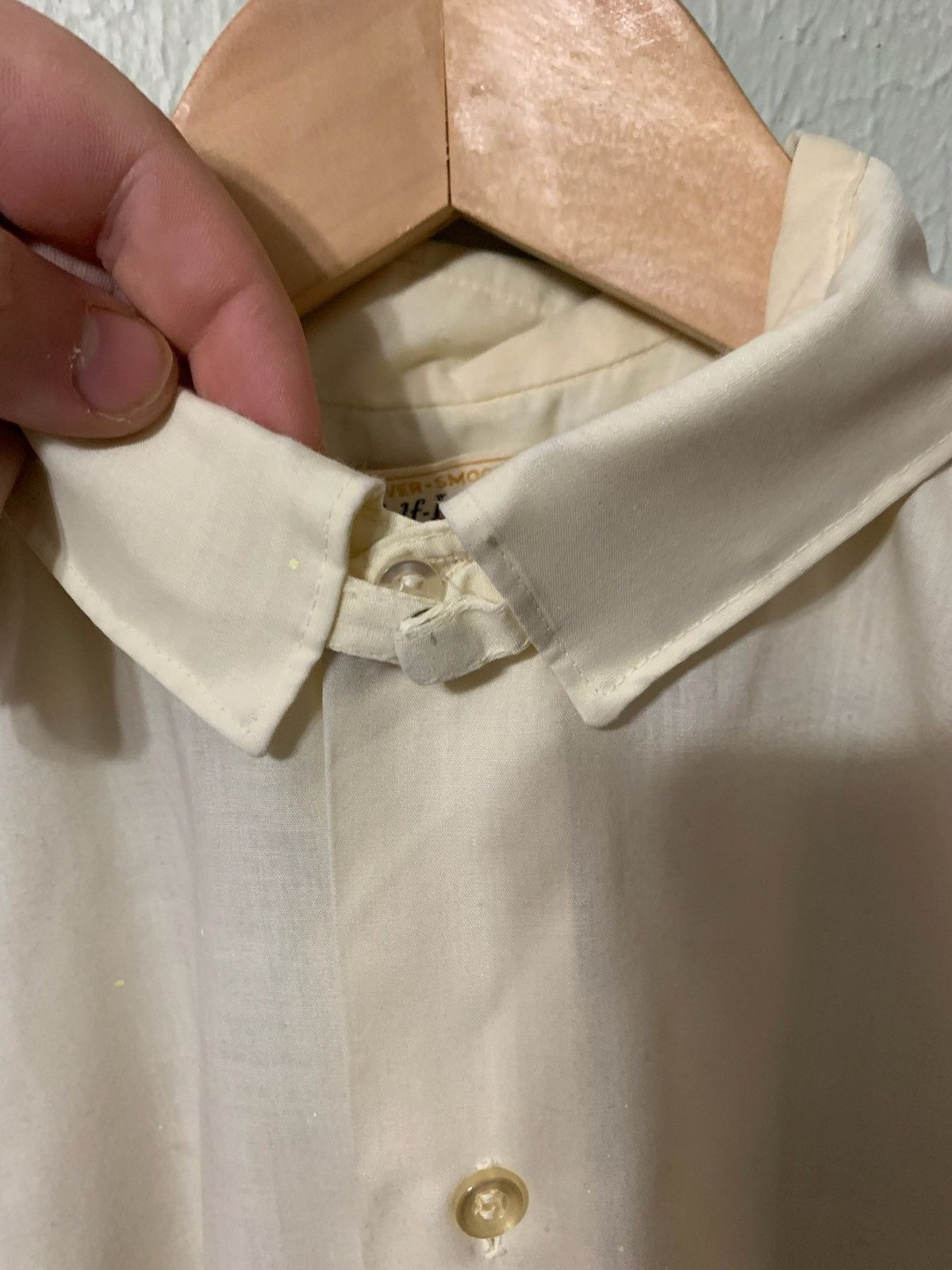 Vintage Vintage 1970s Perm Pressed Shirt Size US L / EU 52-54 / 3 - 1 Thumbnail