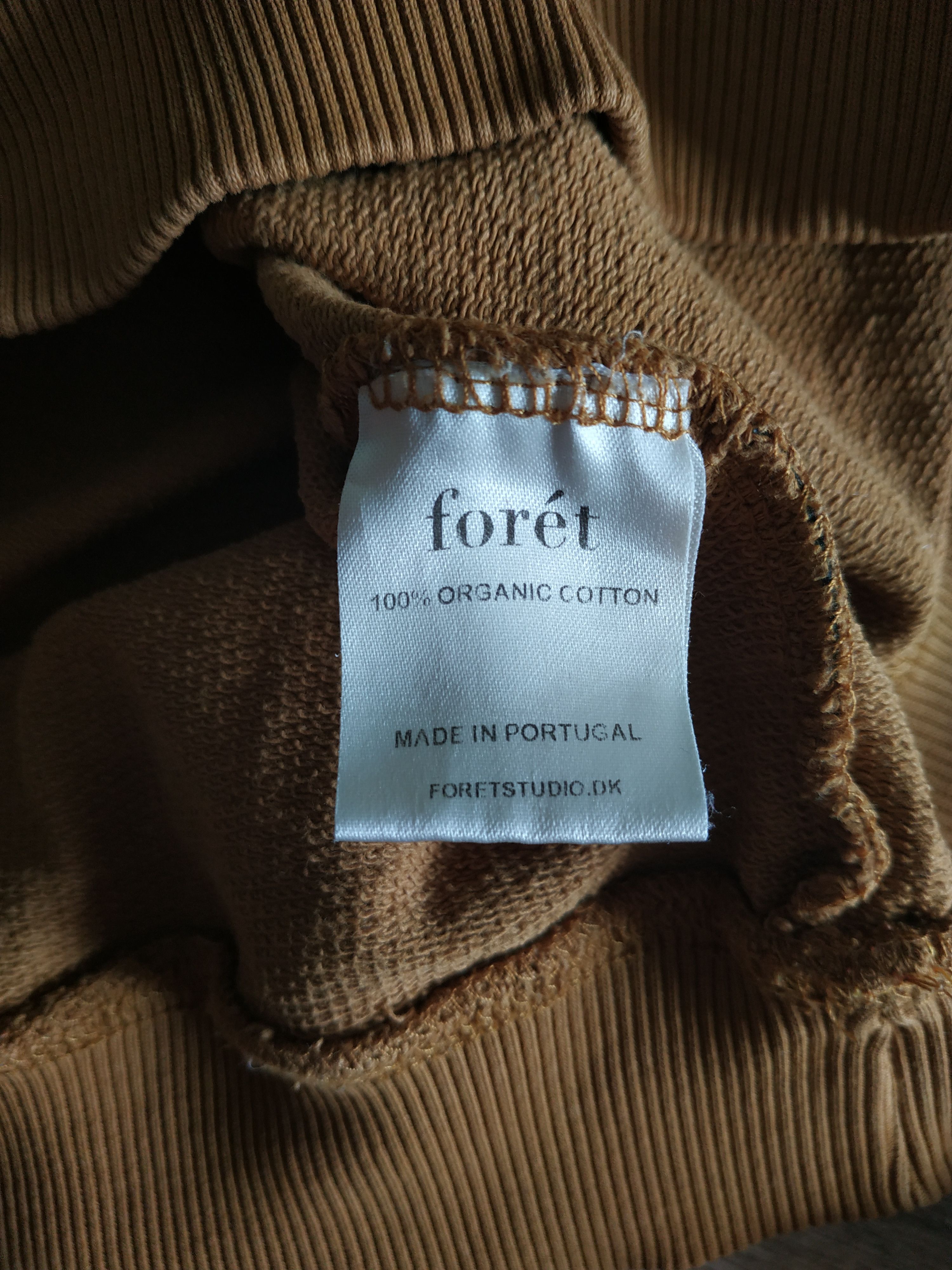 foret FORET Forét Men's Mustard Plush Logo Sweatshirt, s. MEDIUM Size US M / EU 48-50 / 2 - 9 Thumbnail