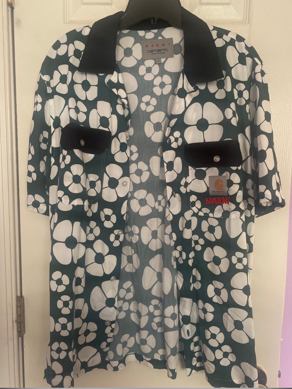 Carhartt Wip × Marni Marni x Carhartt WIP Floral Button Shirt 
