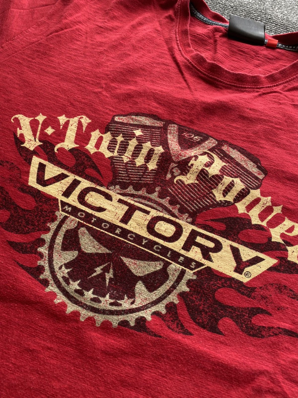 Other 🔥Victory Racing usa moto power rare tee Size US L / EU 52-54 / 3 - 7 Thumbnail