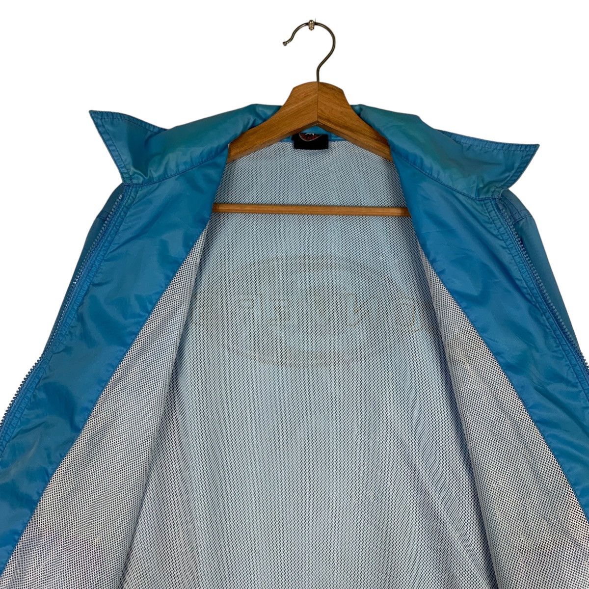 Converse 90's CONVERSE ALL STAR Big Logo Light Blue Jacket #0574-C26 Size US M / EU 48-50 / 2 - 13 Thumbnail