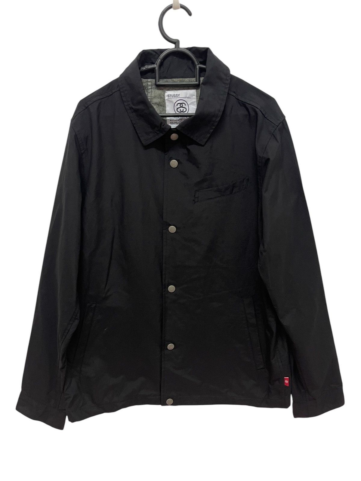 Stussy Stussy S Talk Melton Varsity Jacket Black | Grailed