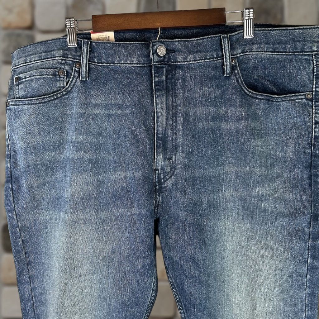 Levi's Levi's 510 Jeans Men 44x32 Blue Skinny Fit Medium Wash Denim Stretch Regular Size US 44 / EU 60 - 1 Thumbnail