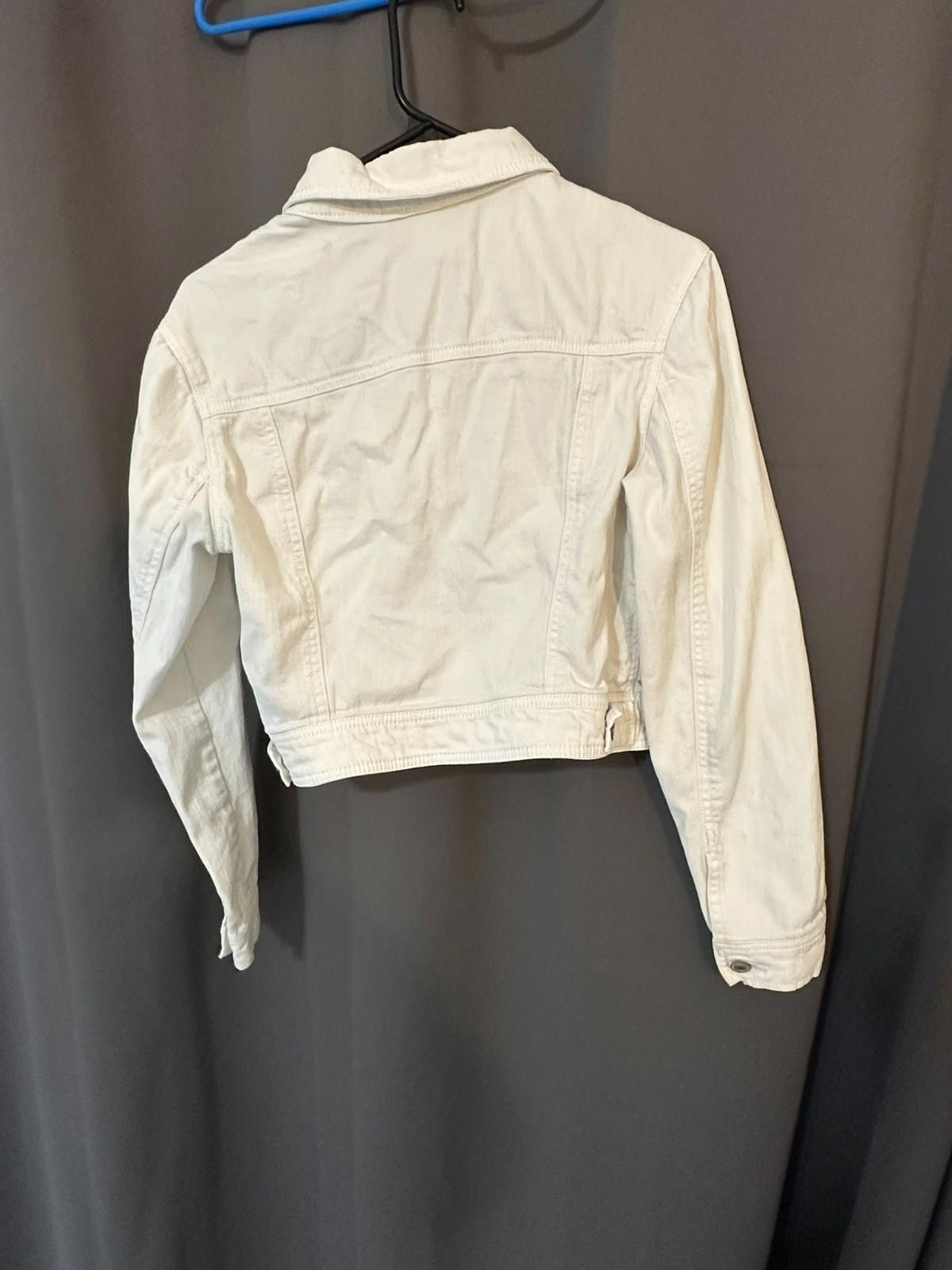 Mossimo Mossimo | Women’s M | White Denim Jacket Size M / US 6-8 / IT 42-44 - 6 Thumbnail