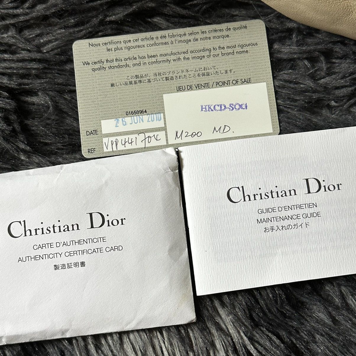 Dior Dior Light Beige Leather Karenina East West Karenina Satchel Size ONE SIZE - 11 Thumbnail
