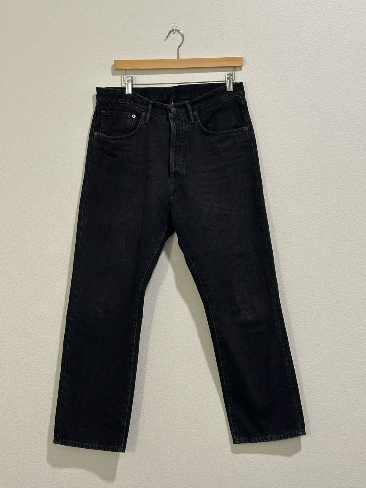 Acne Studios Acne Studios 2003 Vintage Black Jeans Size 30/30 Size US 30 / EU 46 - 1 Thumbnail