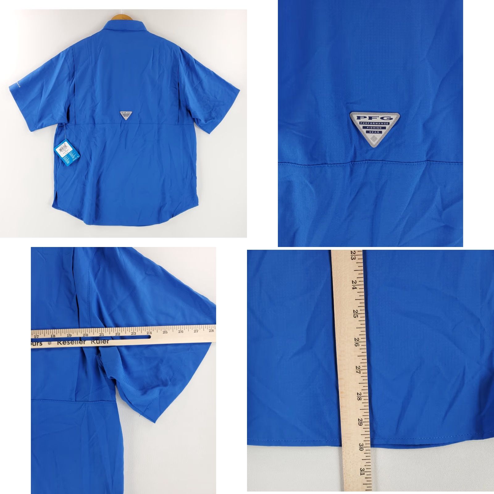 Vintage Columbia PFG Tamiami Fishing Button Down Shirt UPF40 Blue Mens M NWT Size US M / EU 48-50 / 2 - 8 Thumbnail